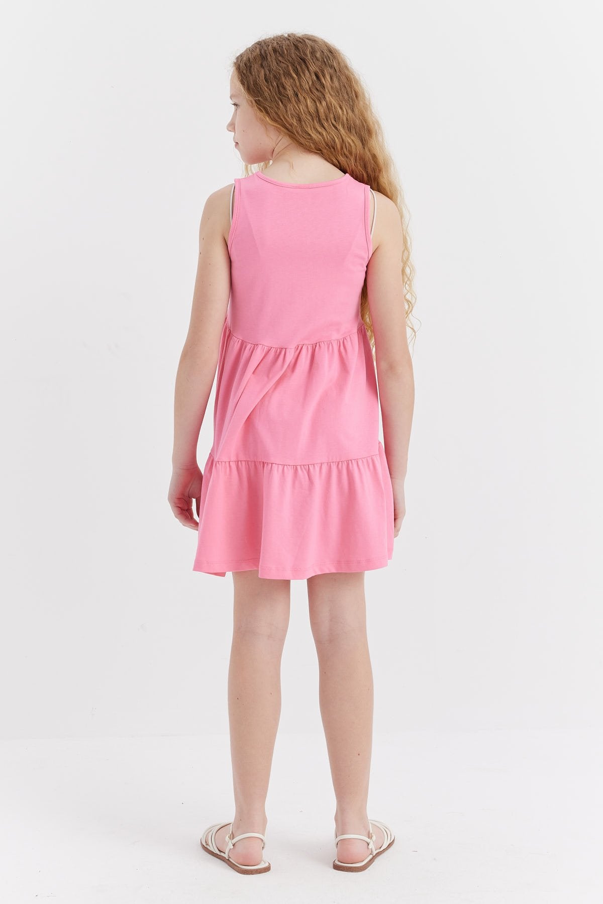 Girl's Basic Gathered Dress