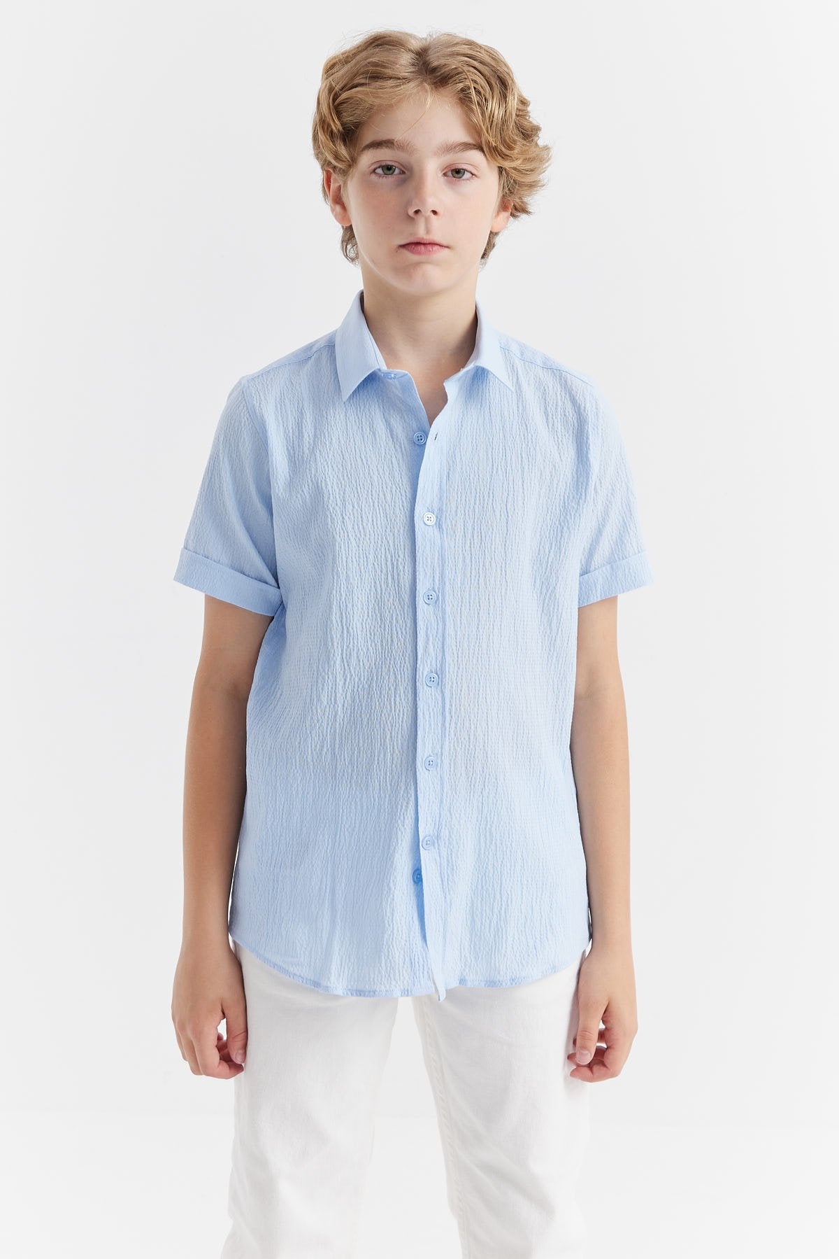 Boy's Textured Shirt
