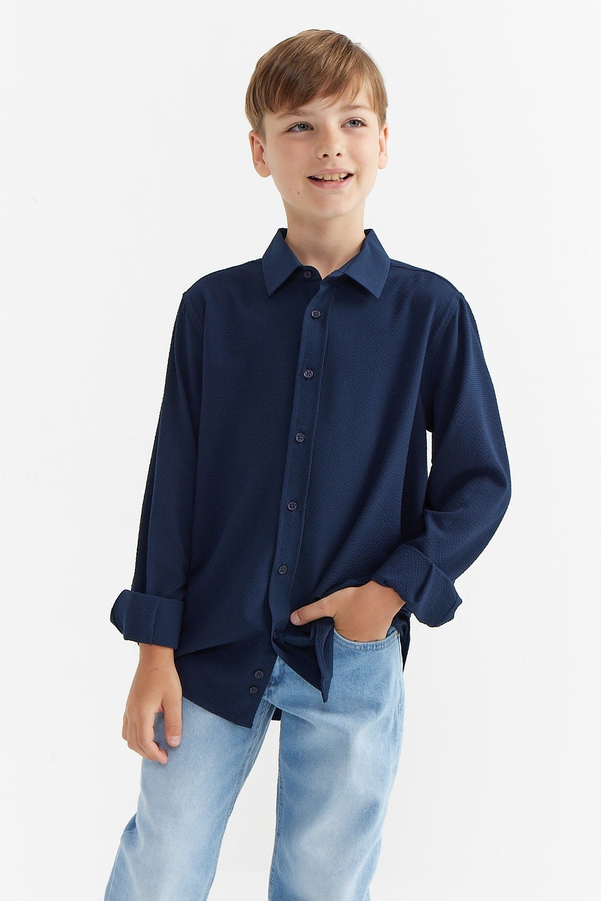 Boy's Textured Shirt