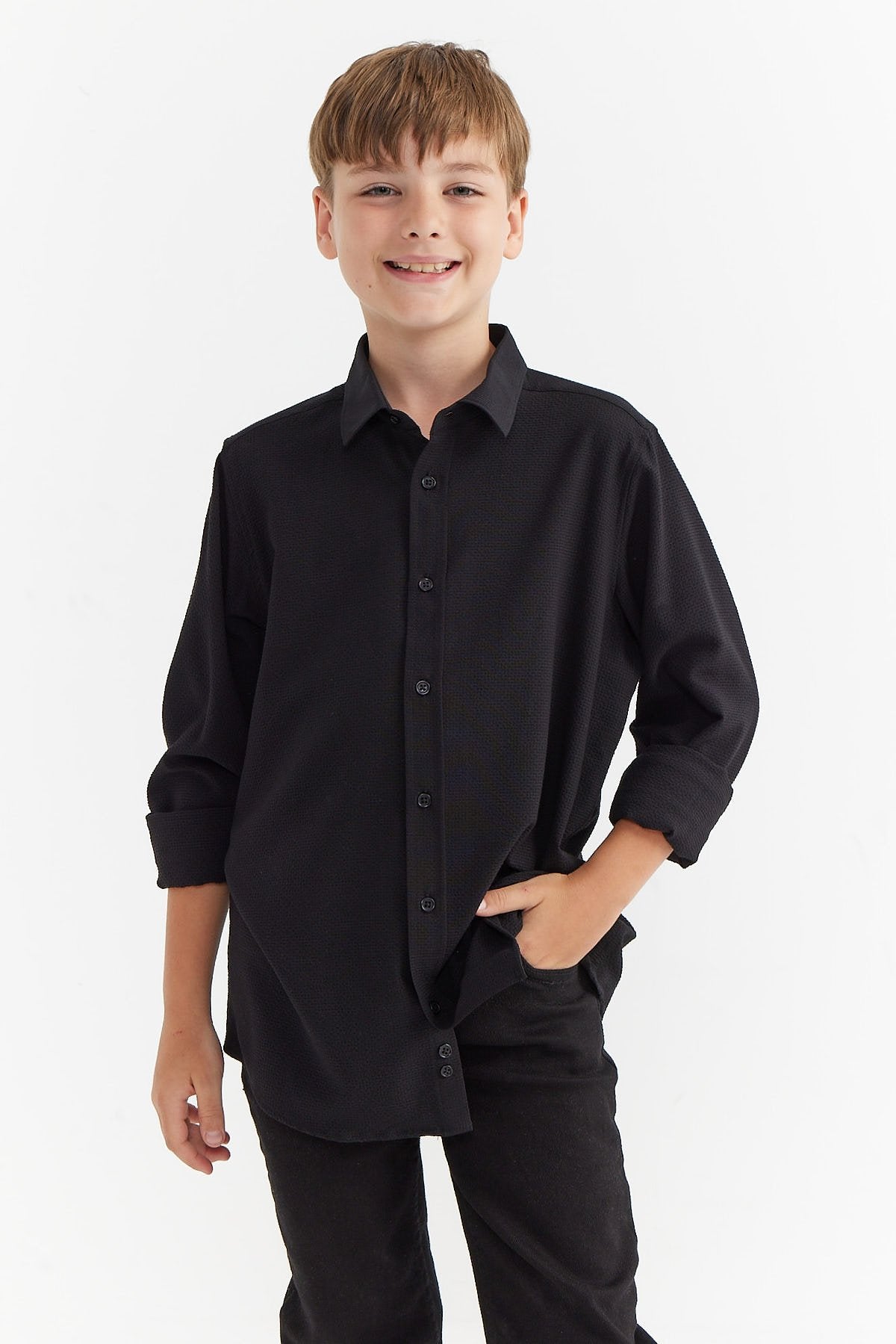 Boy's Textured Shirt