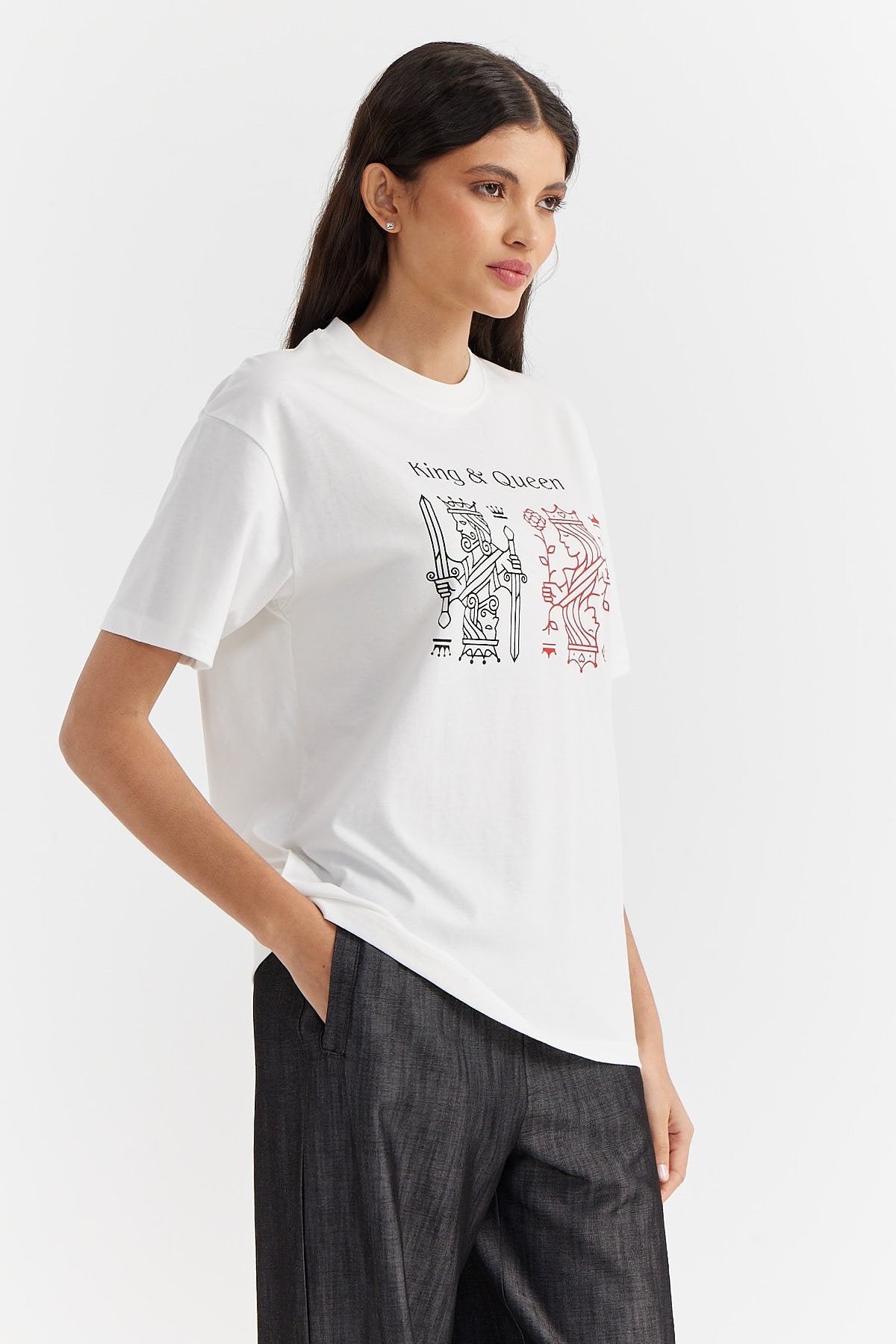 Women's Printed Basic T-shirt