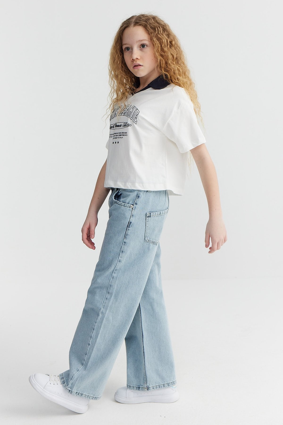 Girl's Text Printed T-shirt