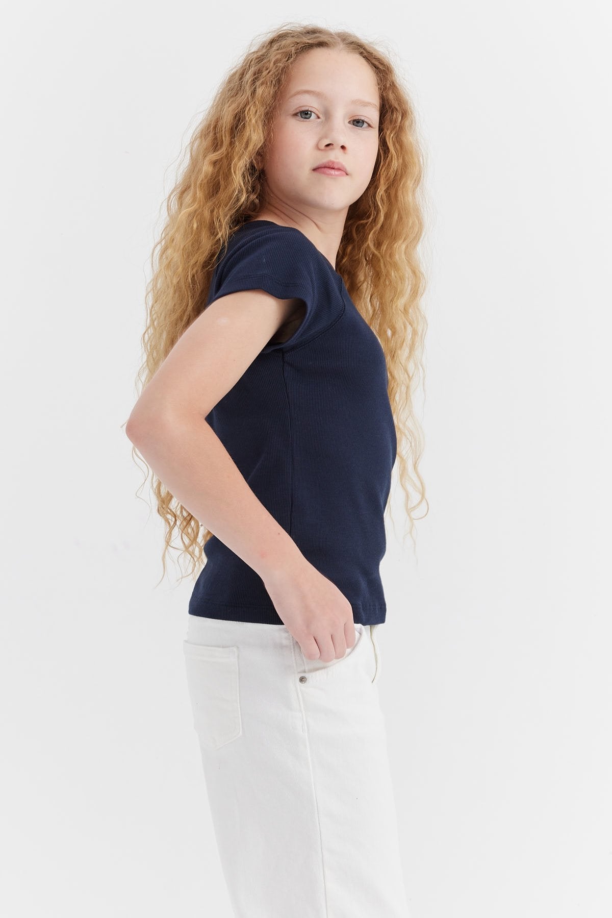 Girl's Text Printed T-shirt