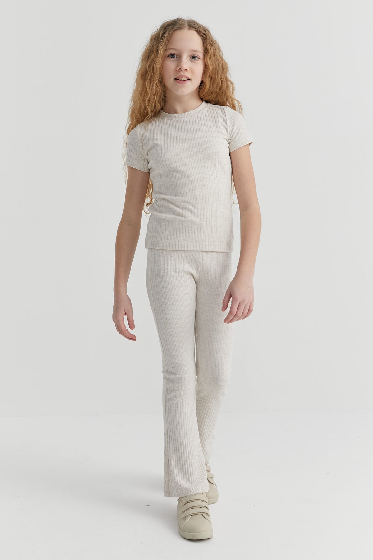 Girls' Ribbed Tights