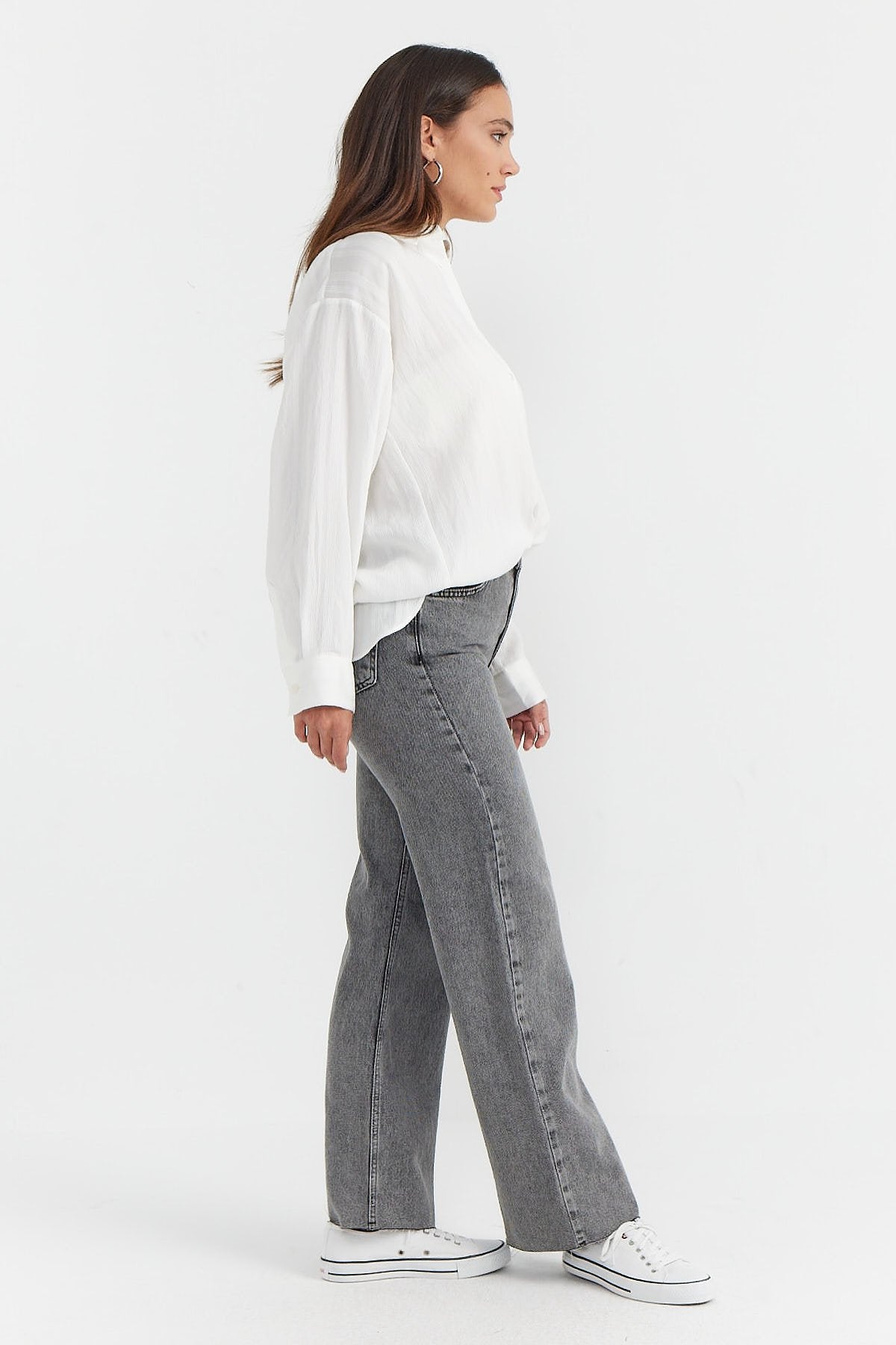 Women's High Waist Wide Leg Jeans