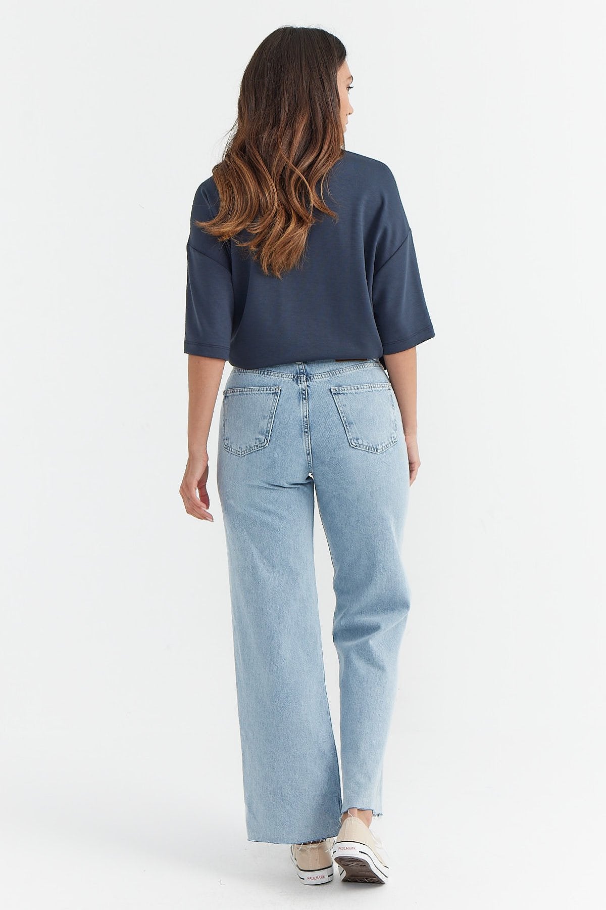 Women's High Waist Wide Leg Jeans