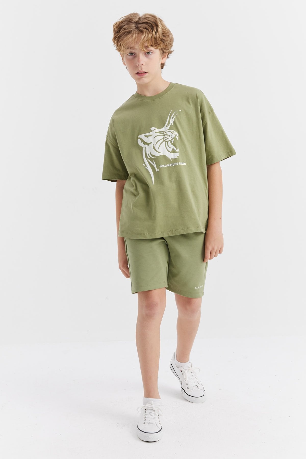 Boy's Text Printed Shorts
