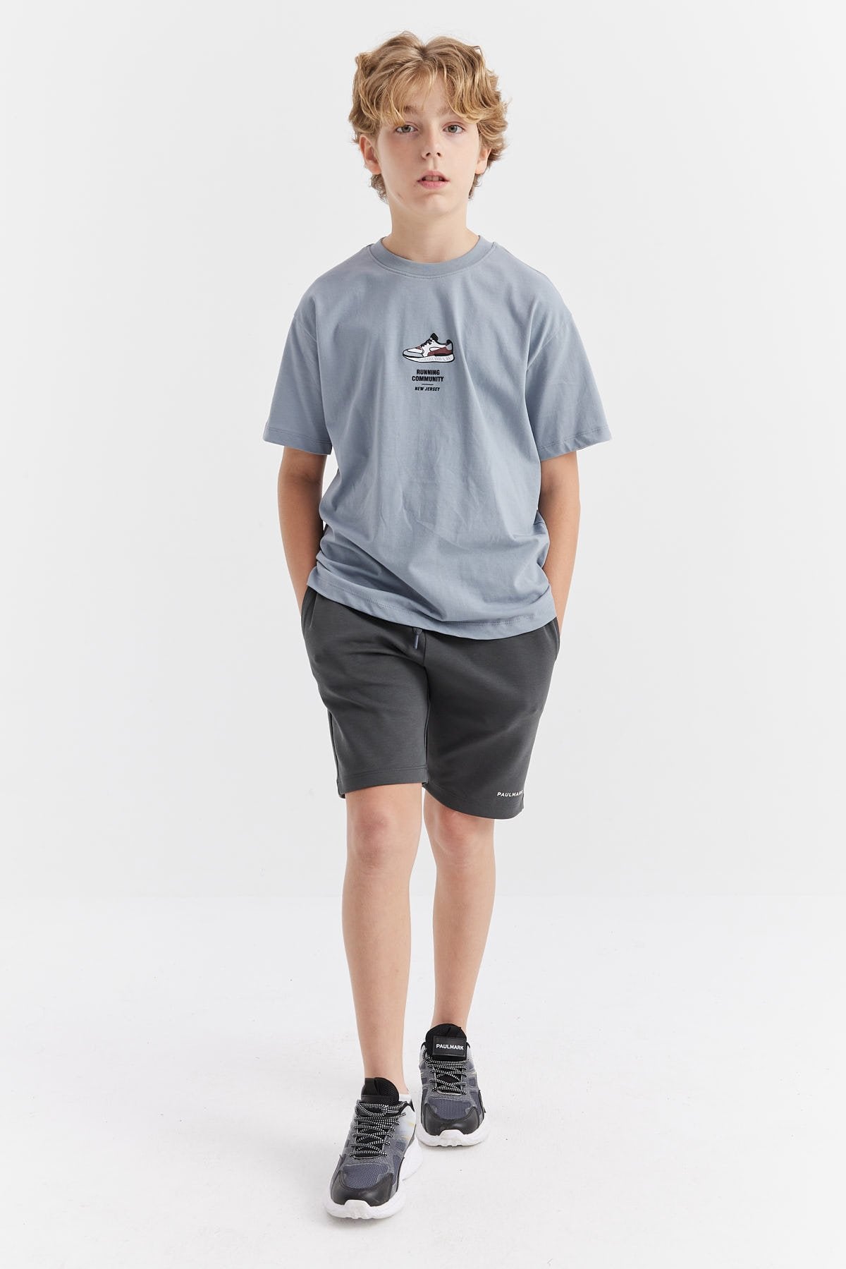 Boy's Text Printed Shorts