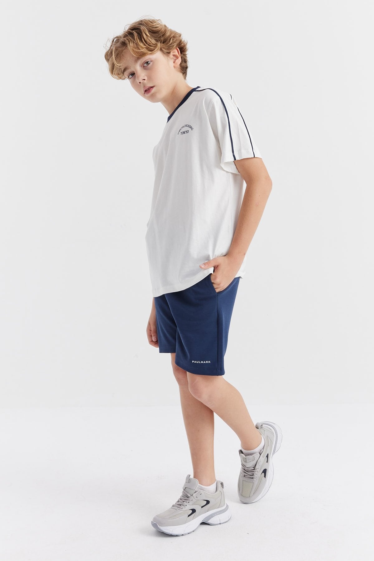 Boy's Text Printed Shorts