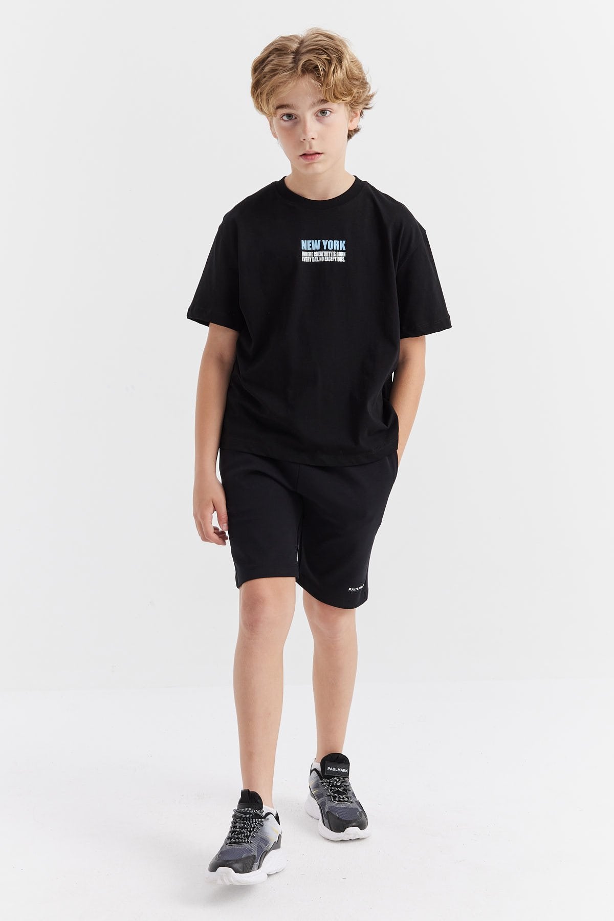 Boy's Text Printed Shorts