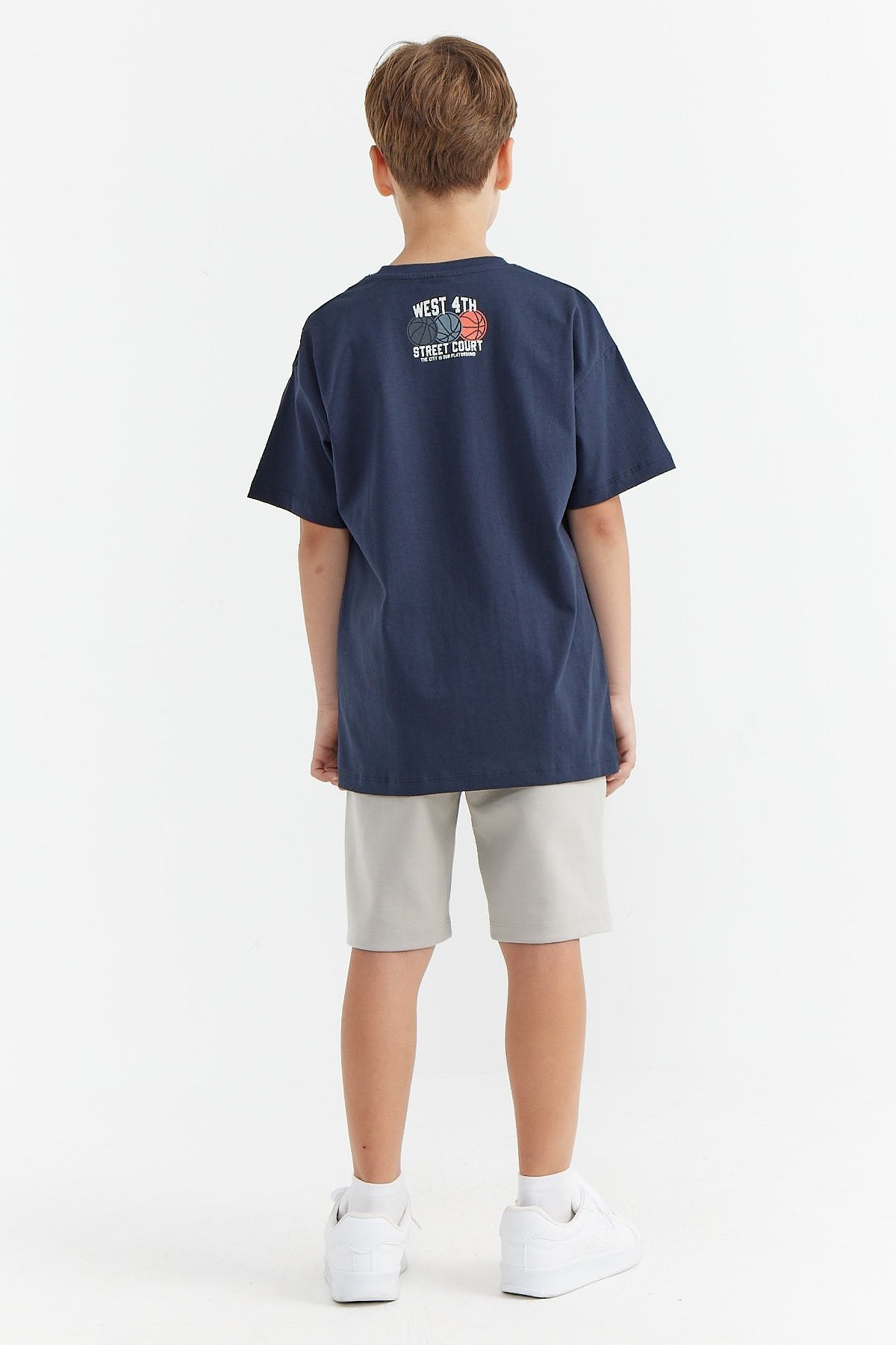 Boy's Text Printed Shorts