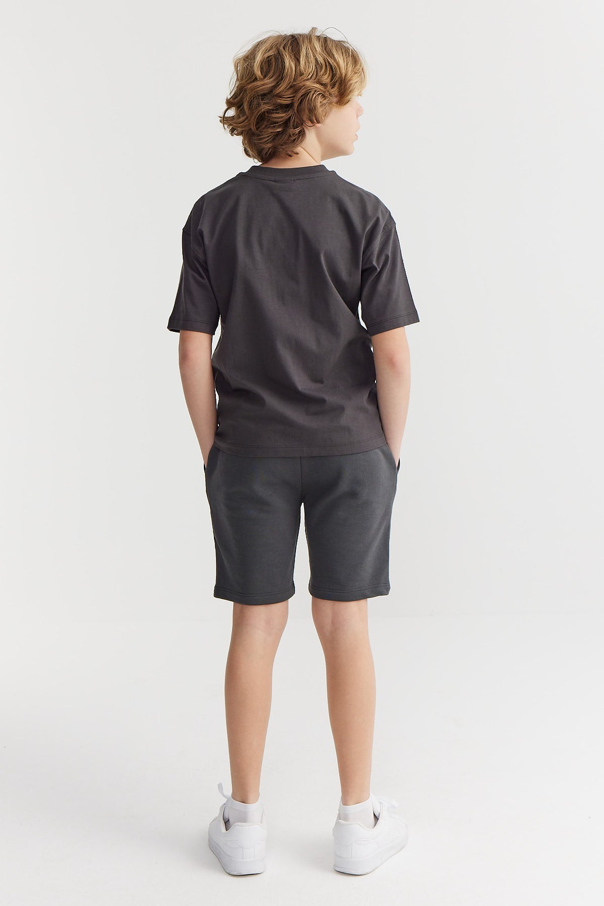 Boys' Tied Waist Paulmark Printed Shorts