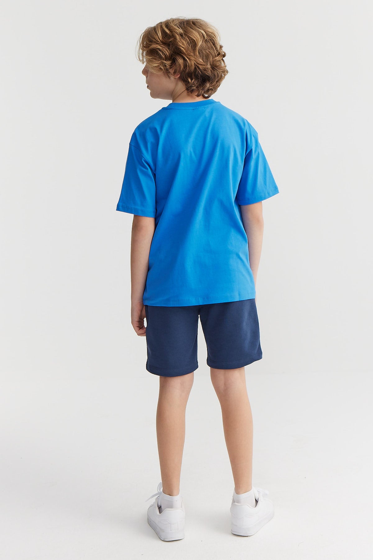 Boys' Tied Waist Paulmark Printed Shorts