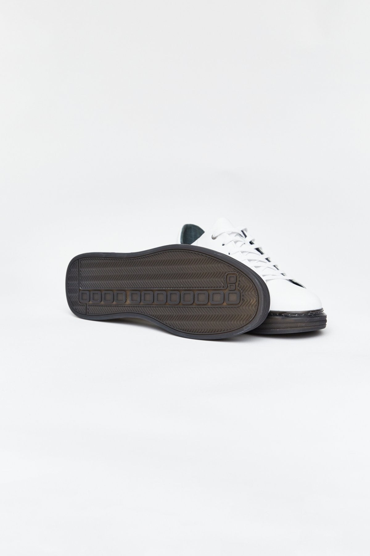Thick-Soled Leather Casual Shoes