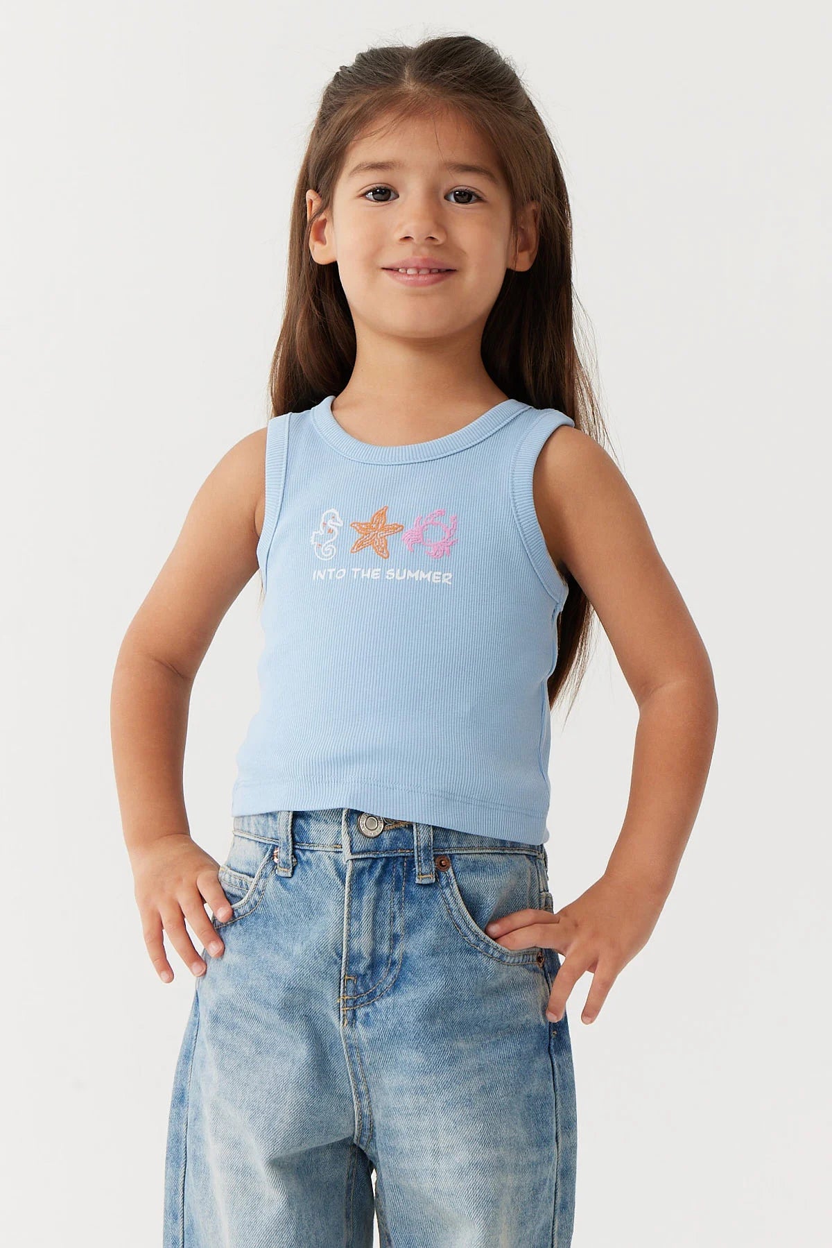 Girl's Patterned Tank Top