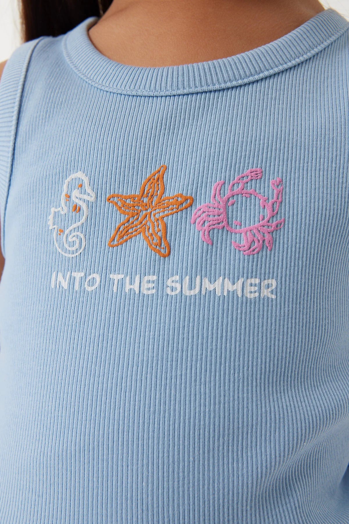 Girl's Patterned Tank Top