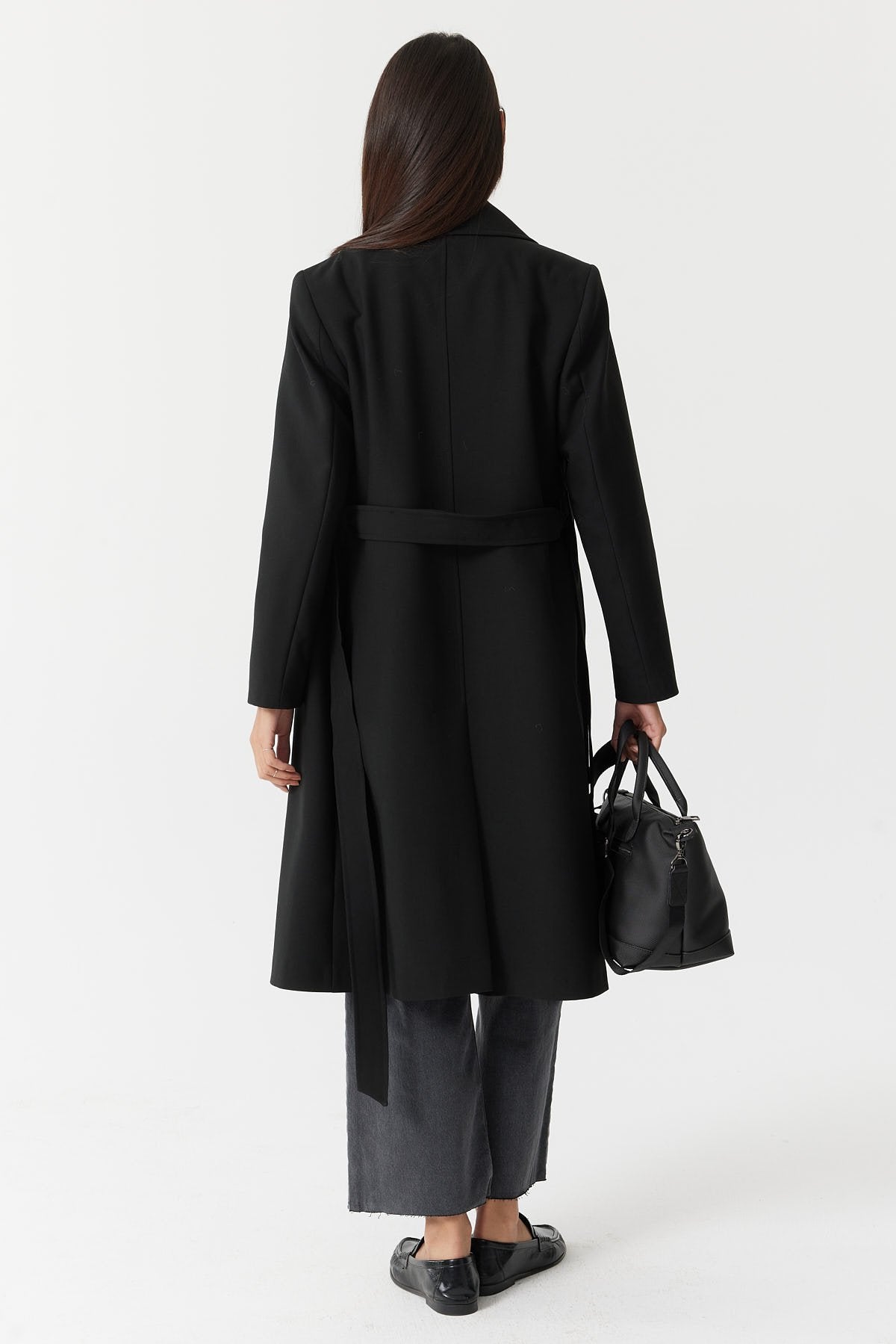 Women's Double-Breasted Closure Trench Coat