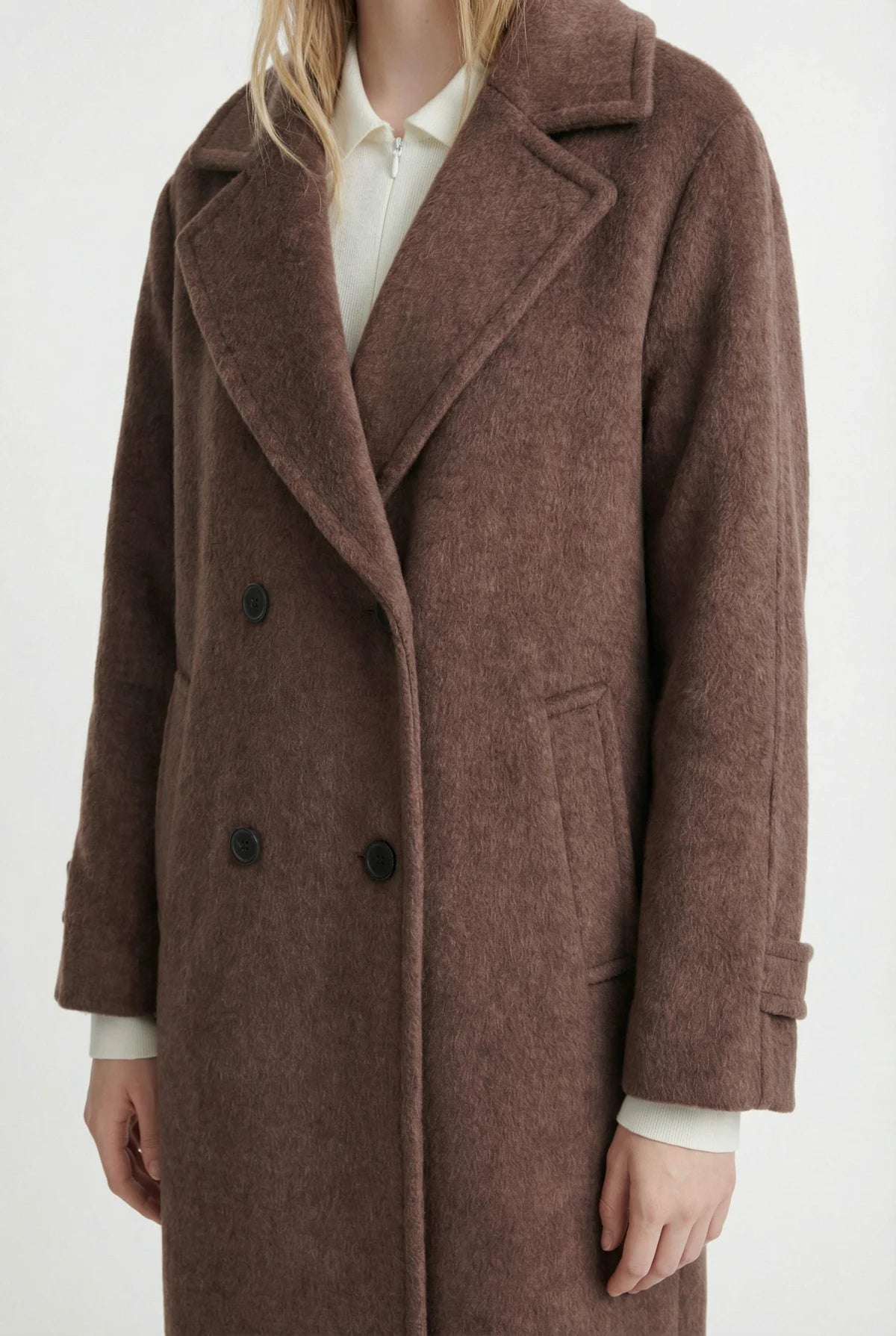 Women's Double-Breasted Bowl Coat