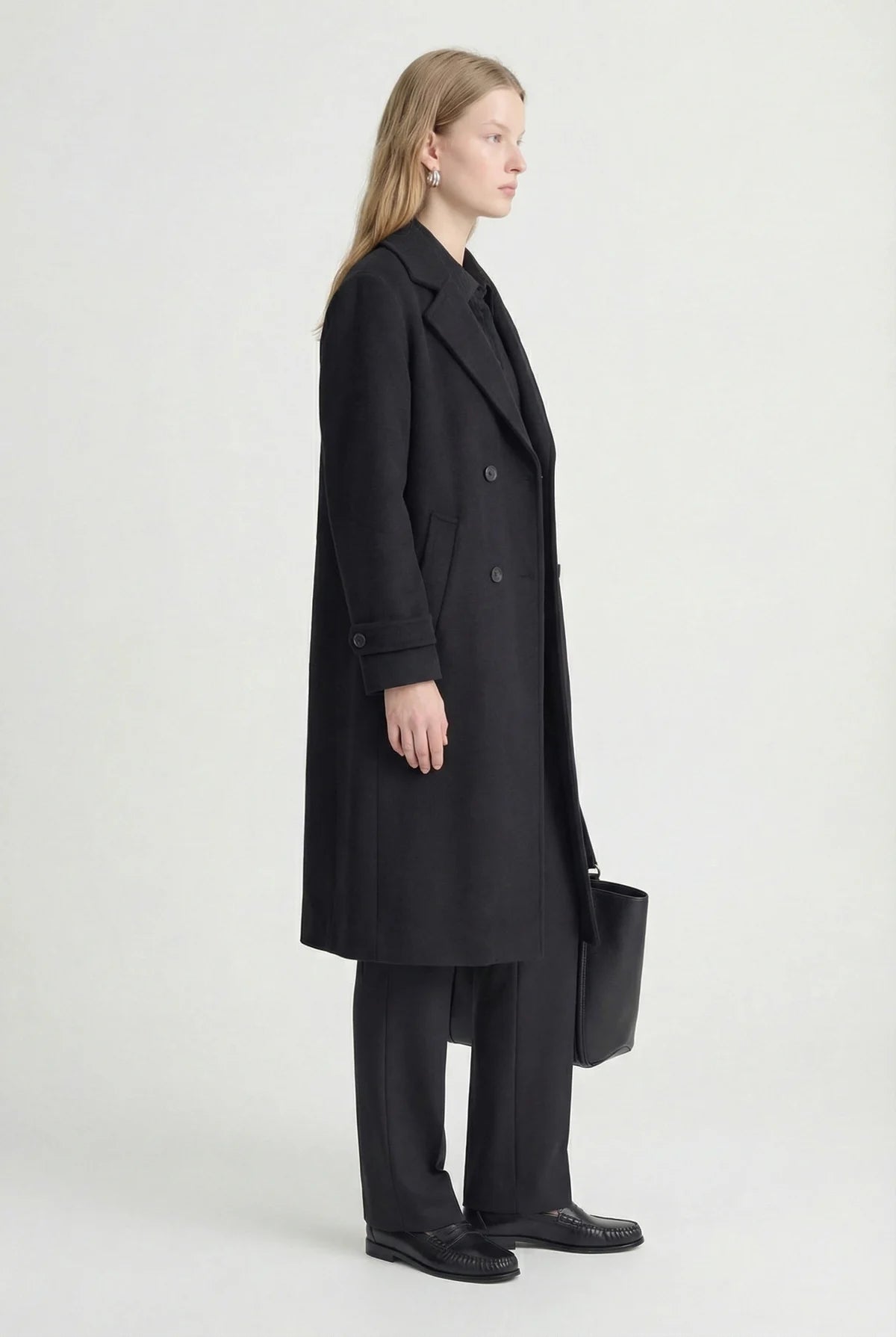 Women's Double-Breasted Bowl Coat