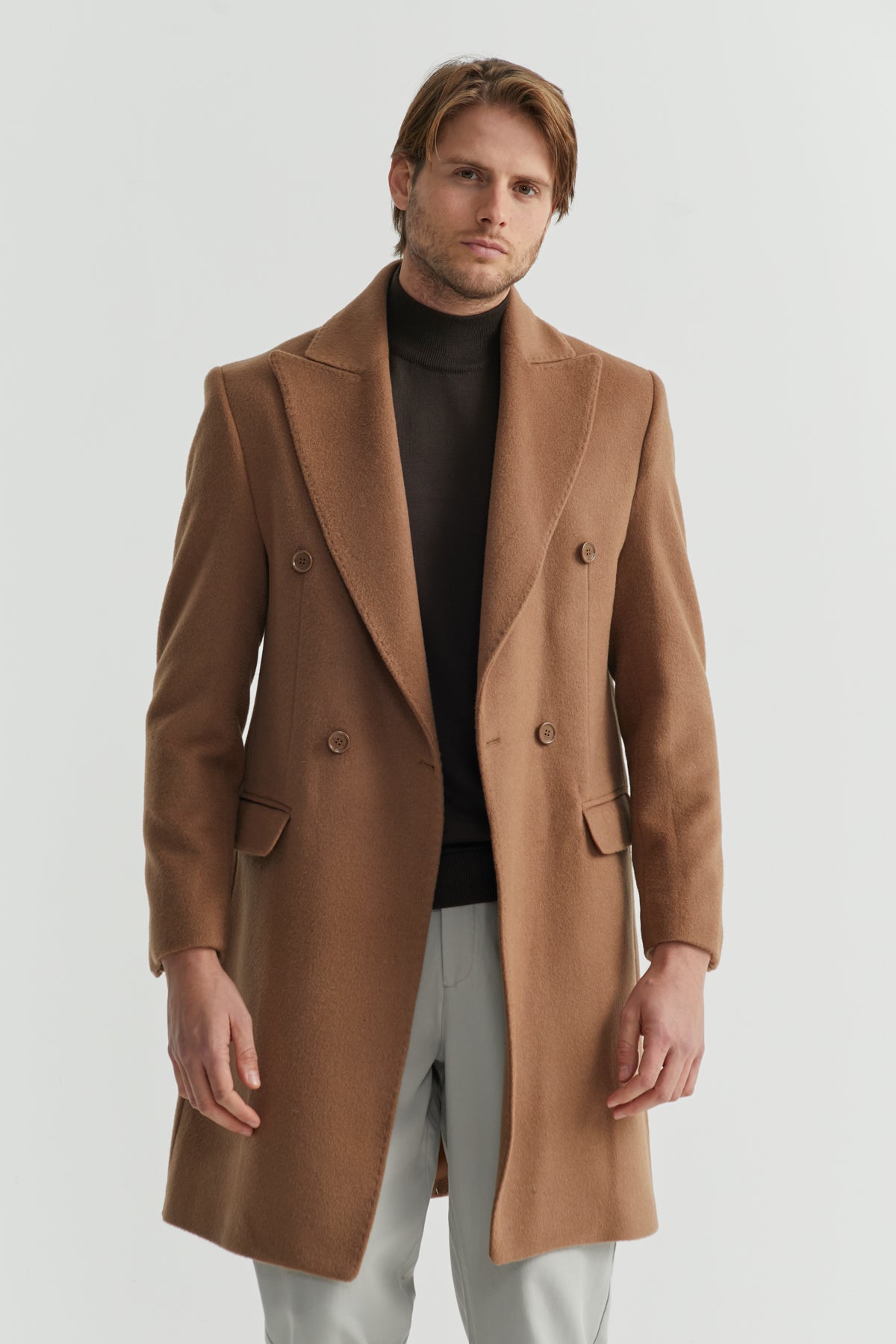 Men's Swallow Collar Coat