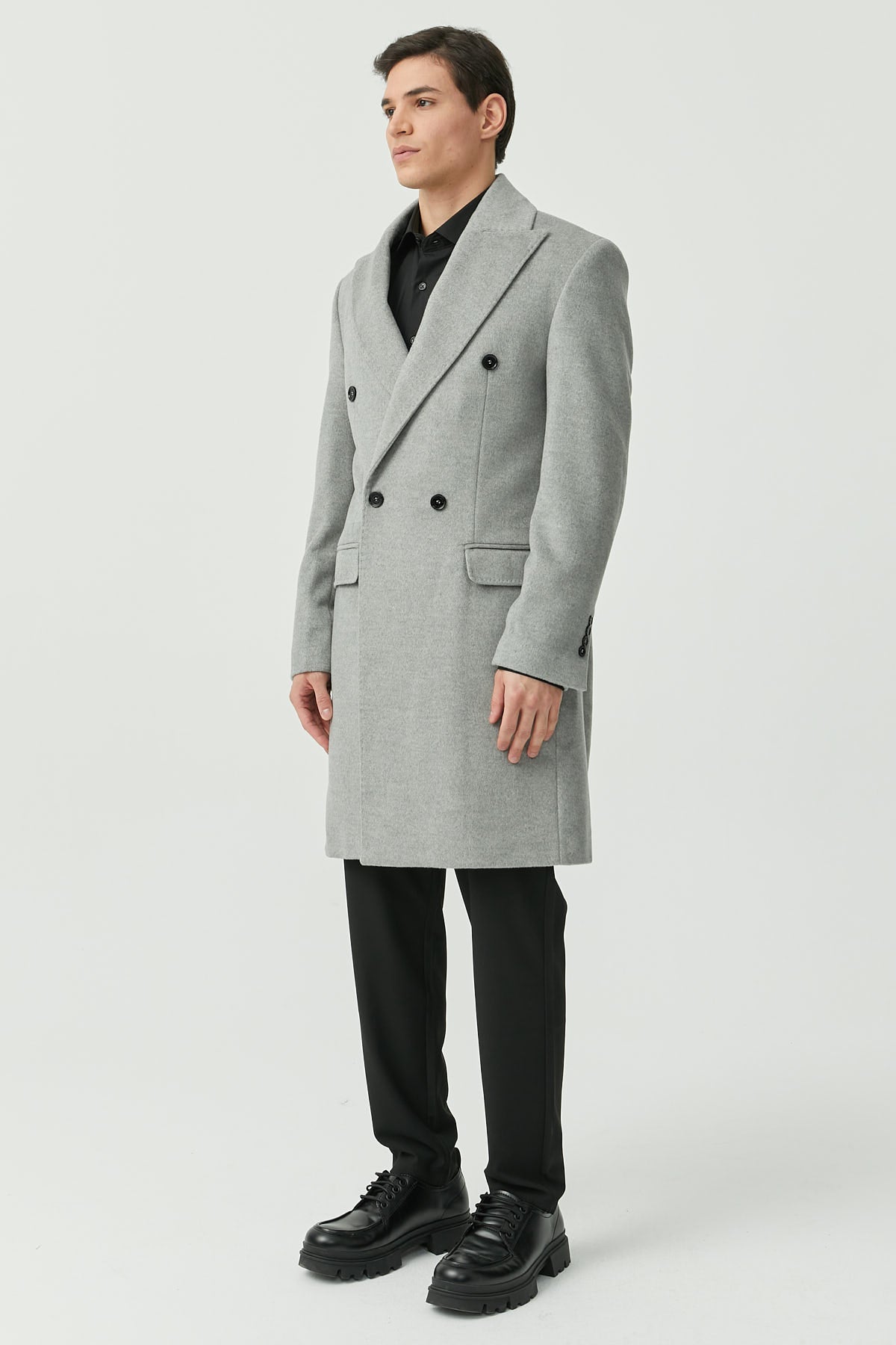 Men's Swallow Collar Coat