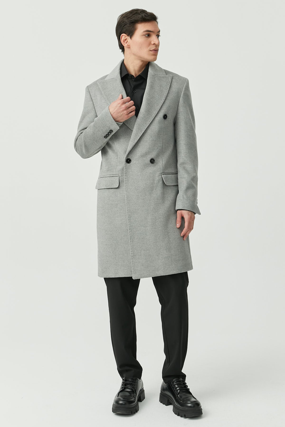 Men's Swallow Collar Coat