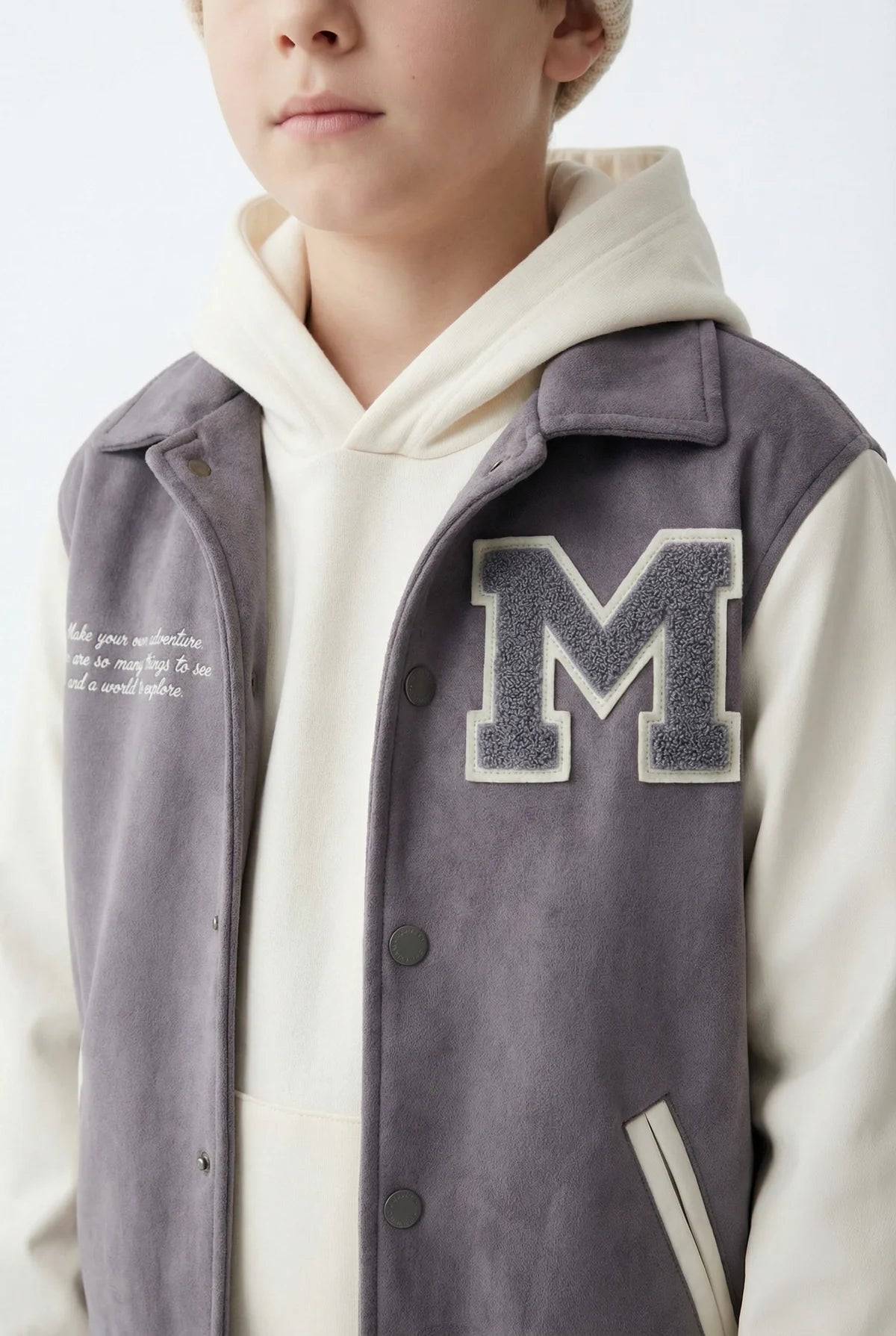 Boys' Stand-Up Collar Jacket