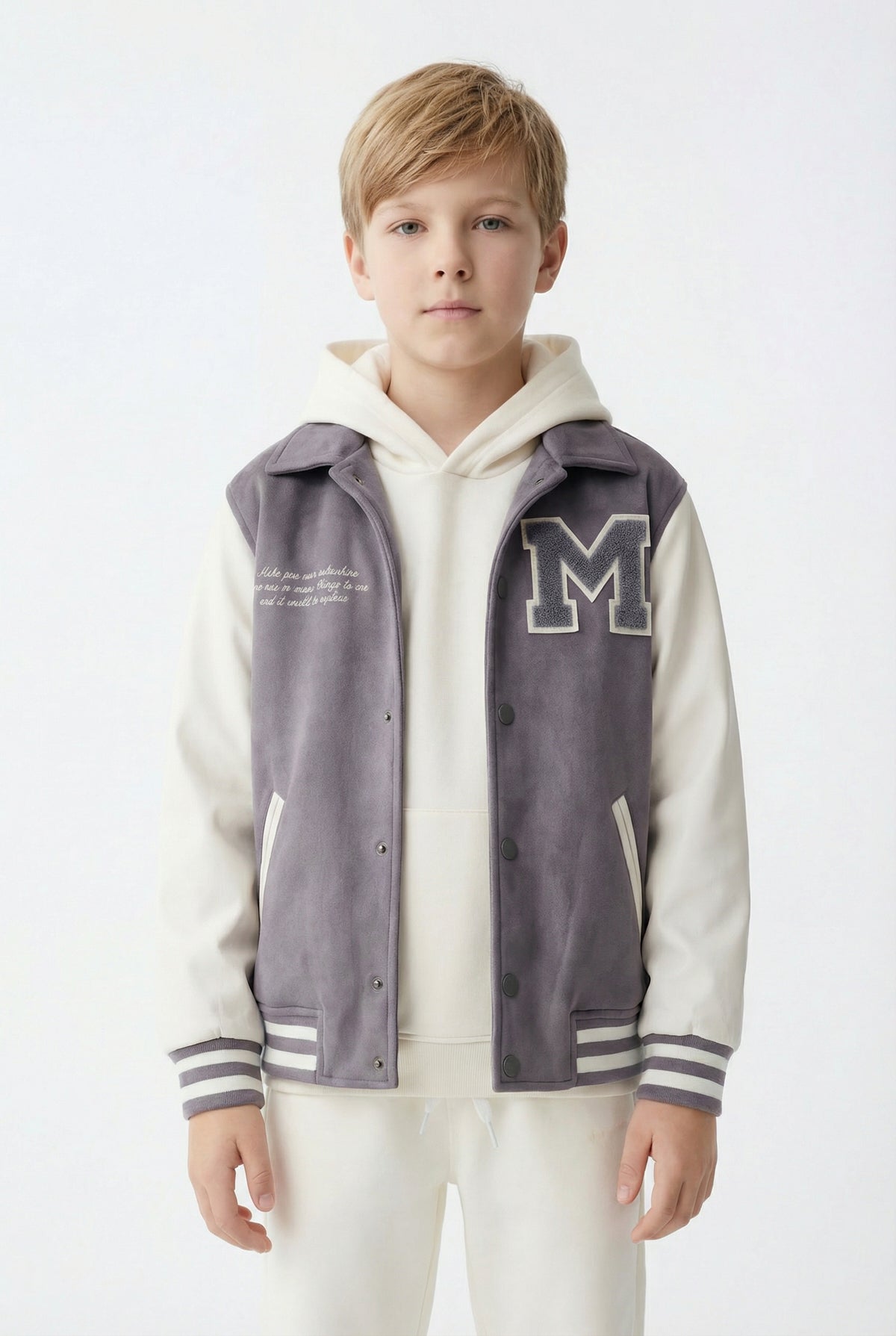 Boys' Stand-Up Collar Jacket
