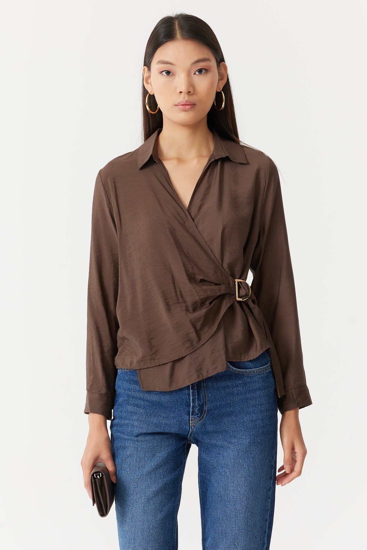 Women's Wrap Blouse