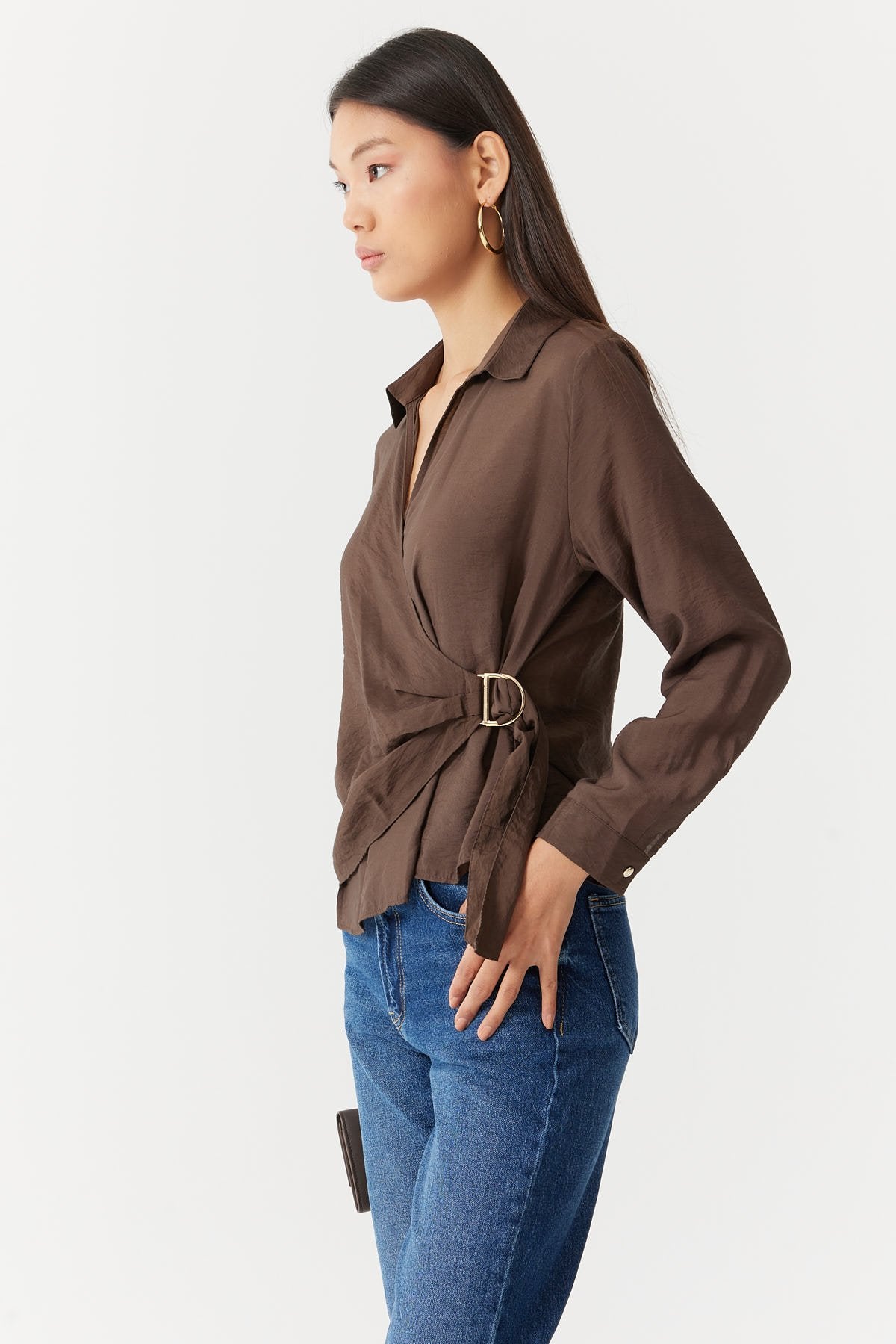 Women's Wrap Blouse