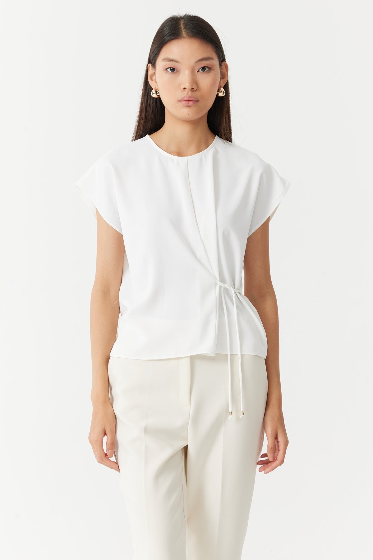 Women's Tie Detail Blouse