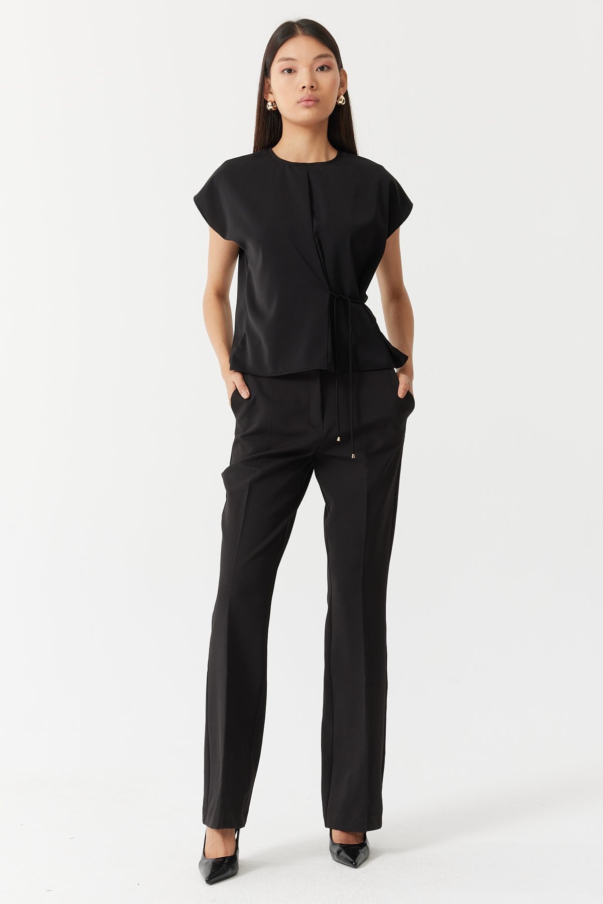 Women's Tie Detail Blouse