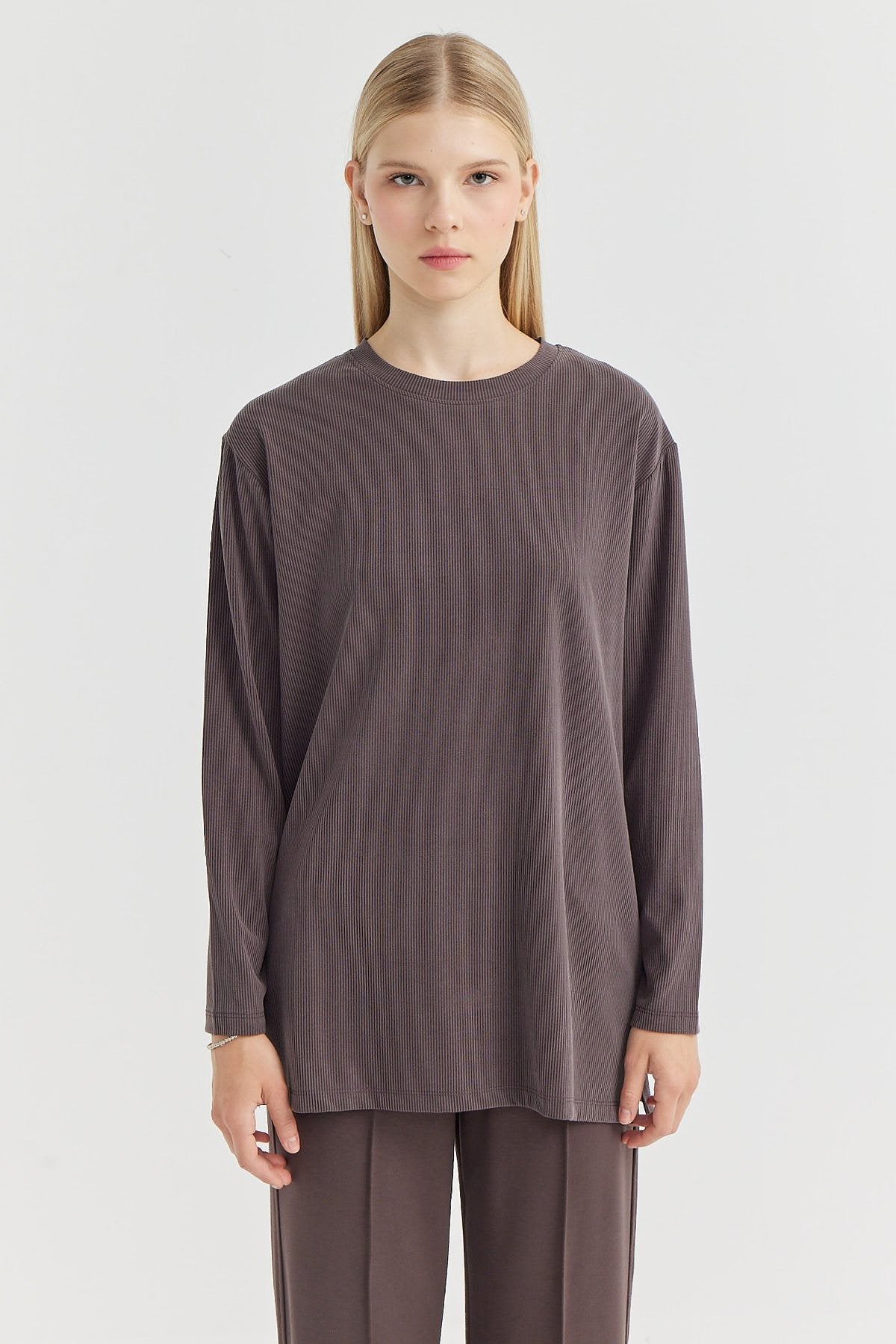 Women's Thin Ribbed Tunic