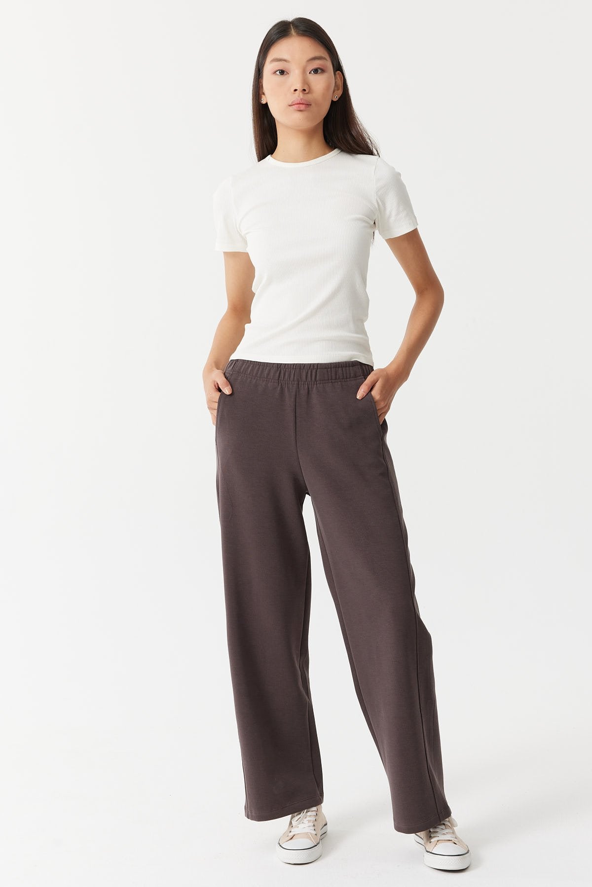 Women's Wide Leg Sweat Bottoms