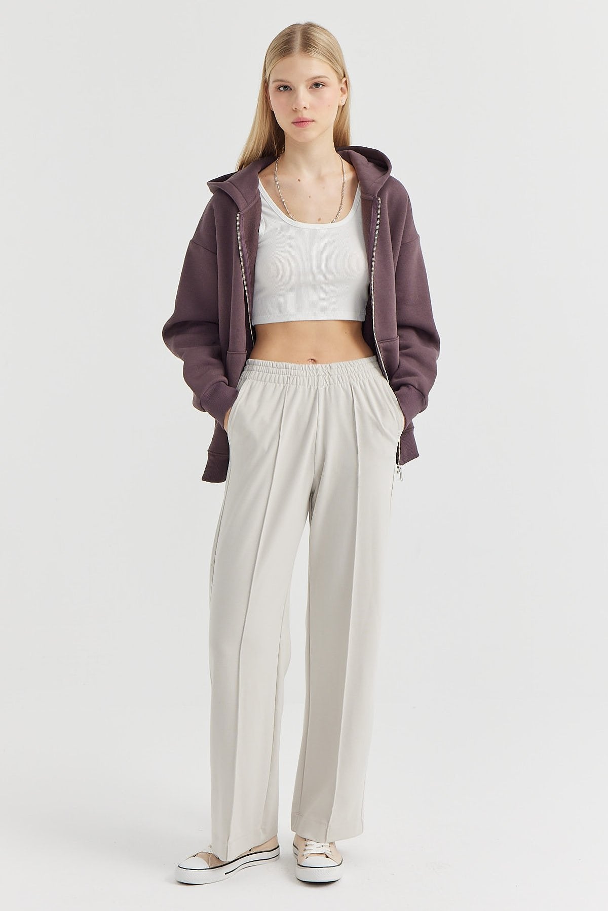 Women's Front Seam Sweat Bottom