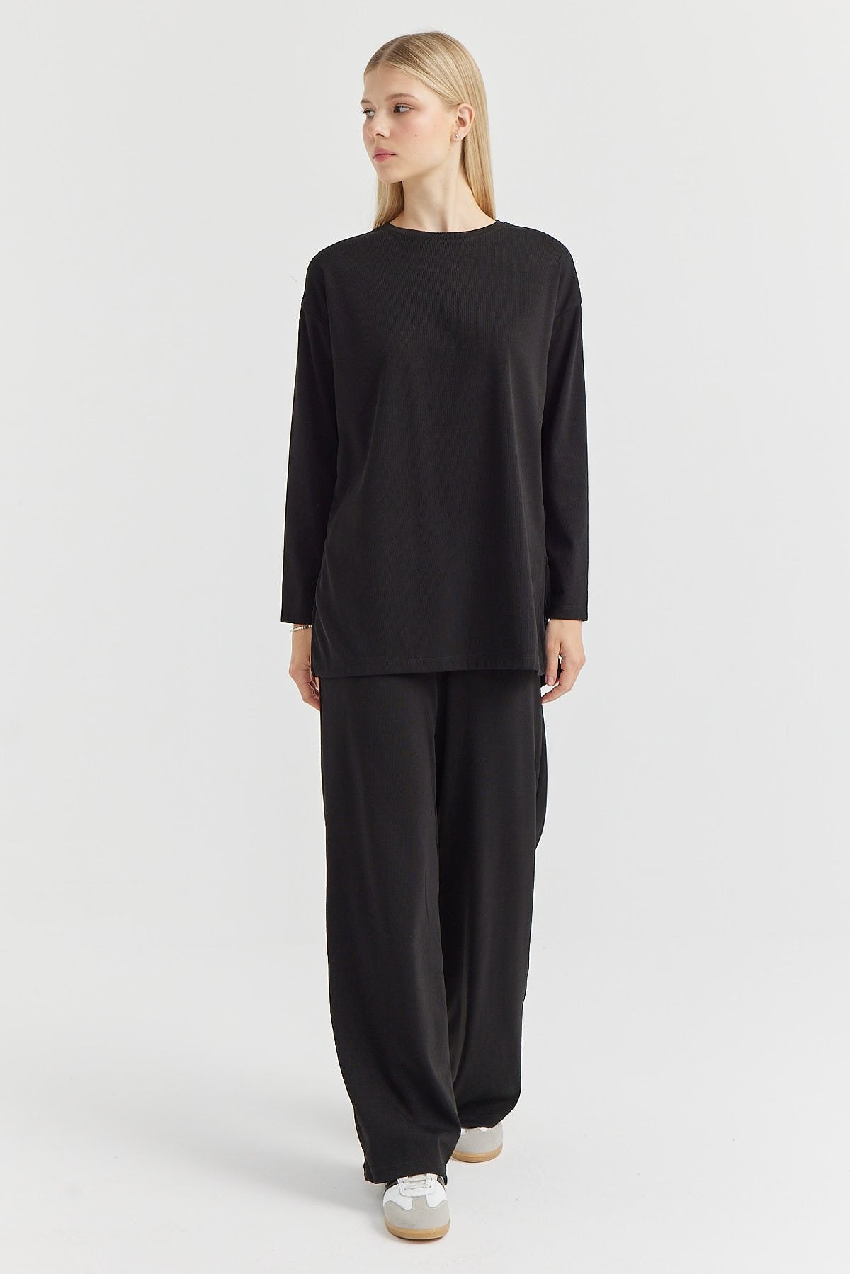 Women's Soft Texture Wide Leg Trousers