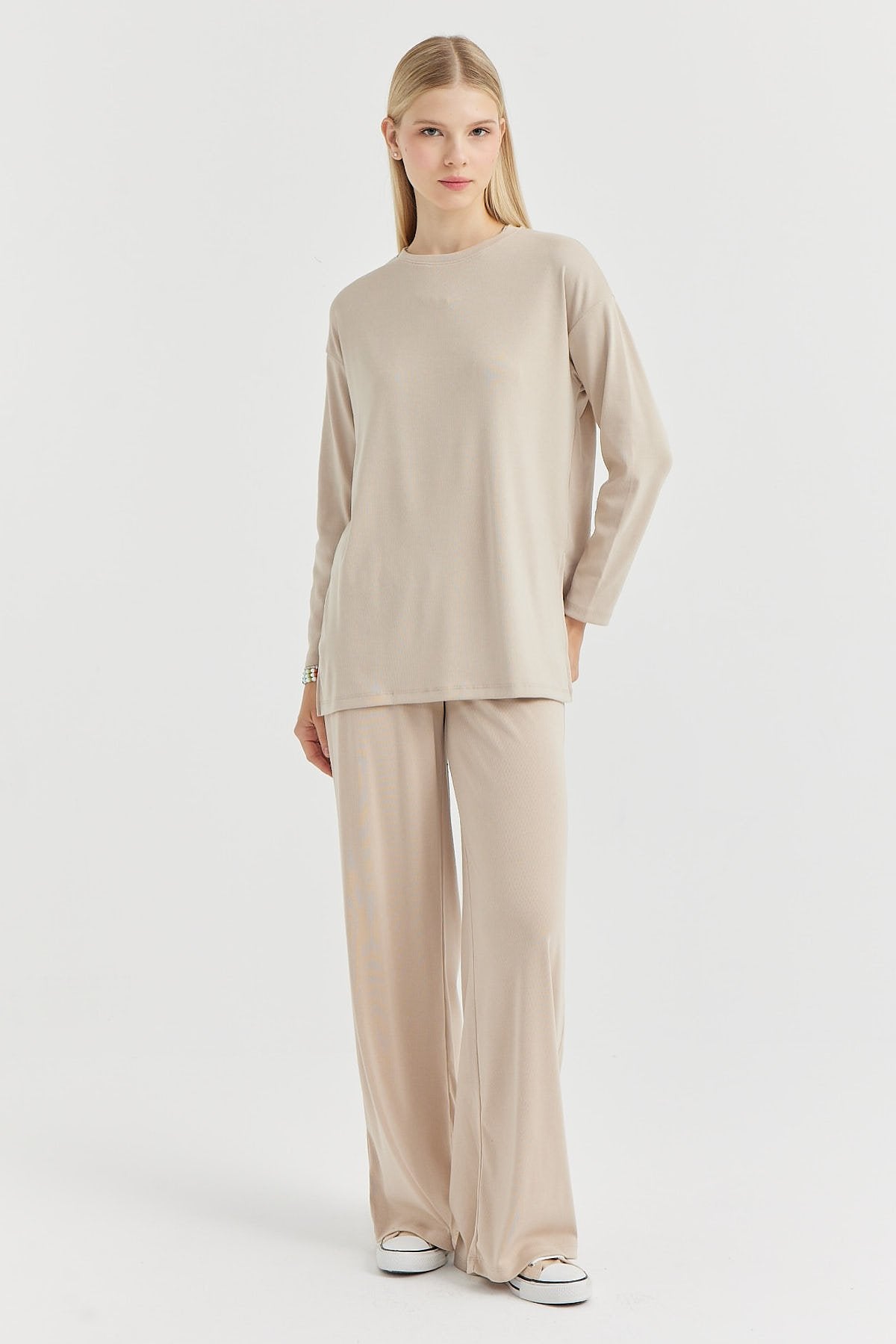Women's Soft Texture Wide Leg Trousers