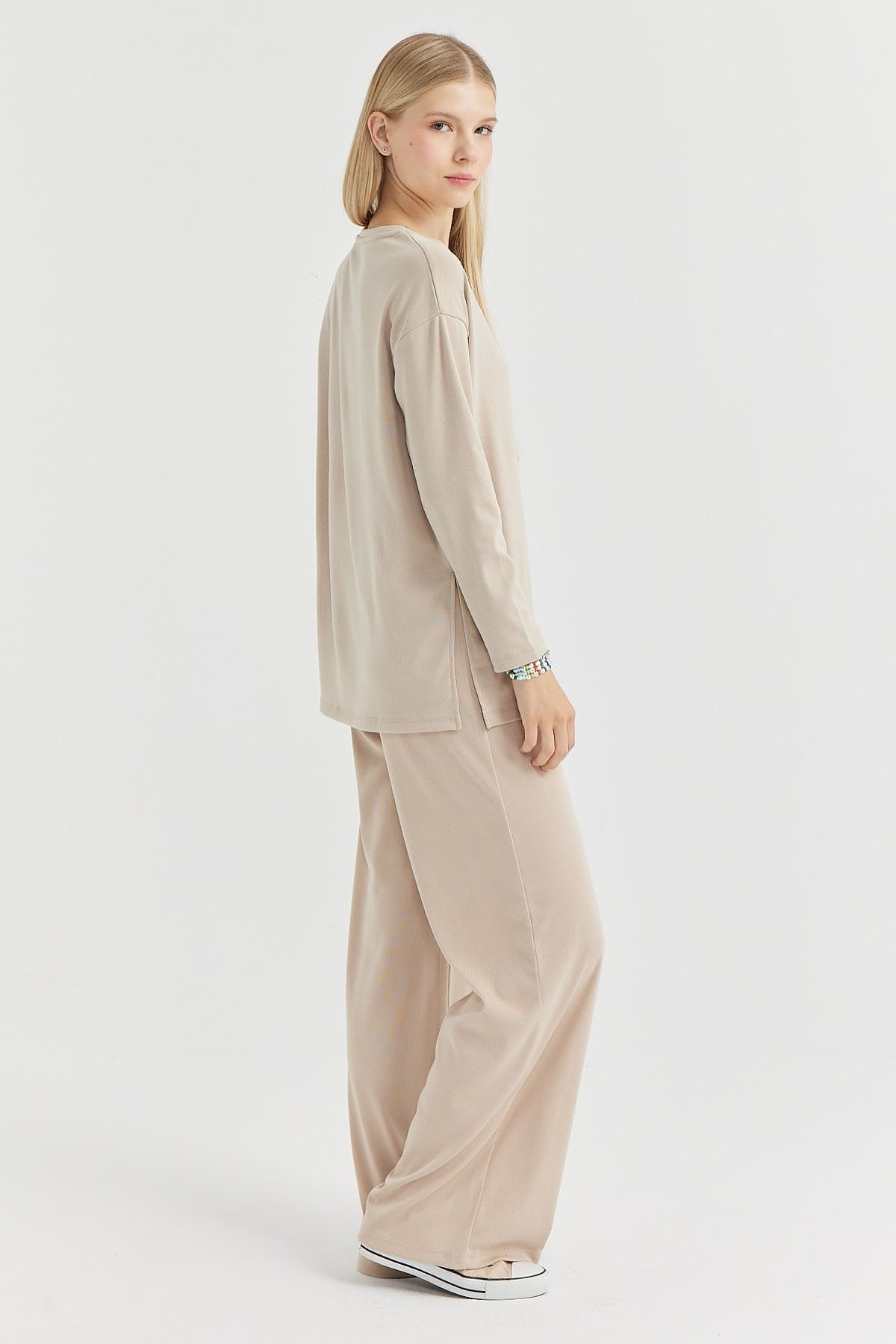 Women's Soft Texture Wide Leg Trousers