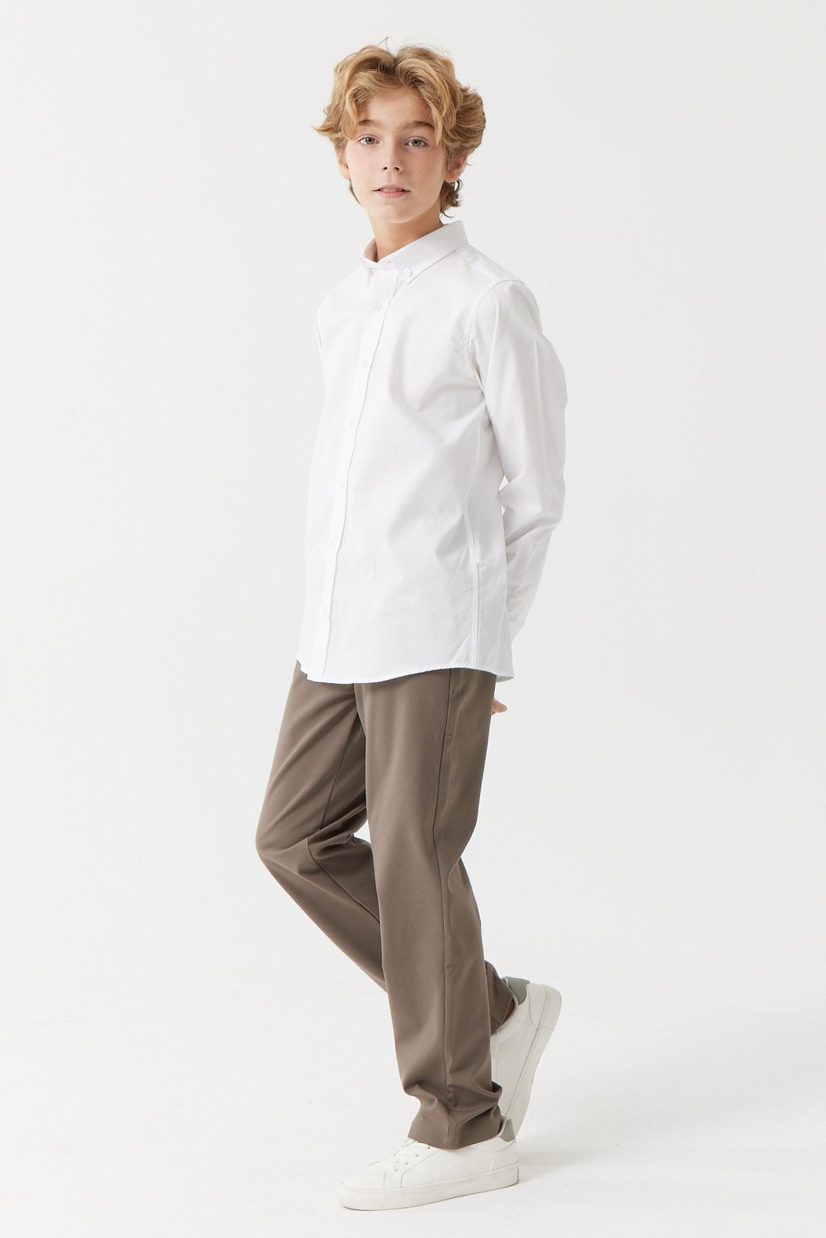 Boy's Elastic Waist Jogger Trousers