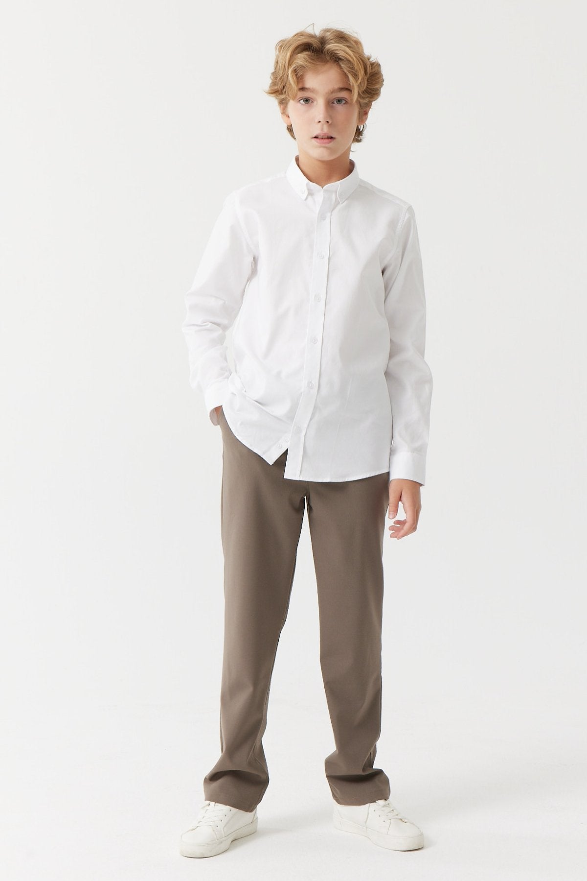 Boy's Elastic Waist Jogger Trousers