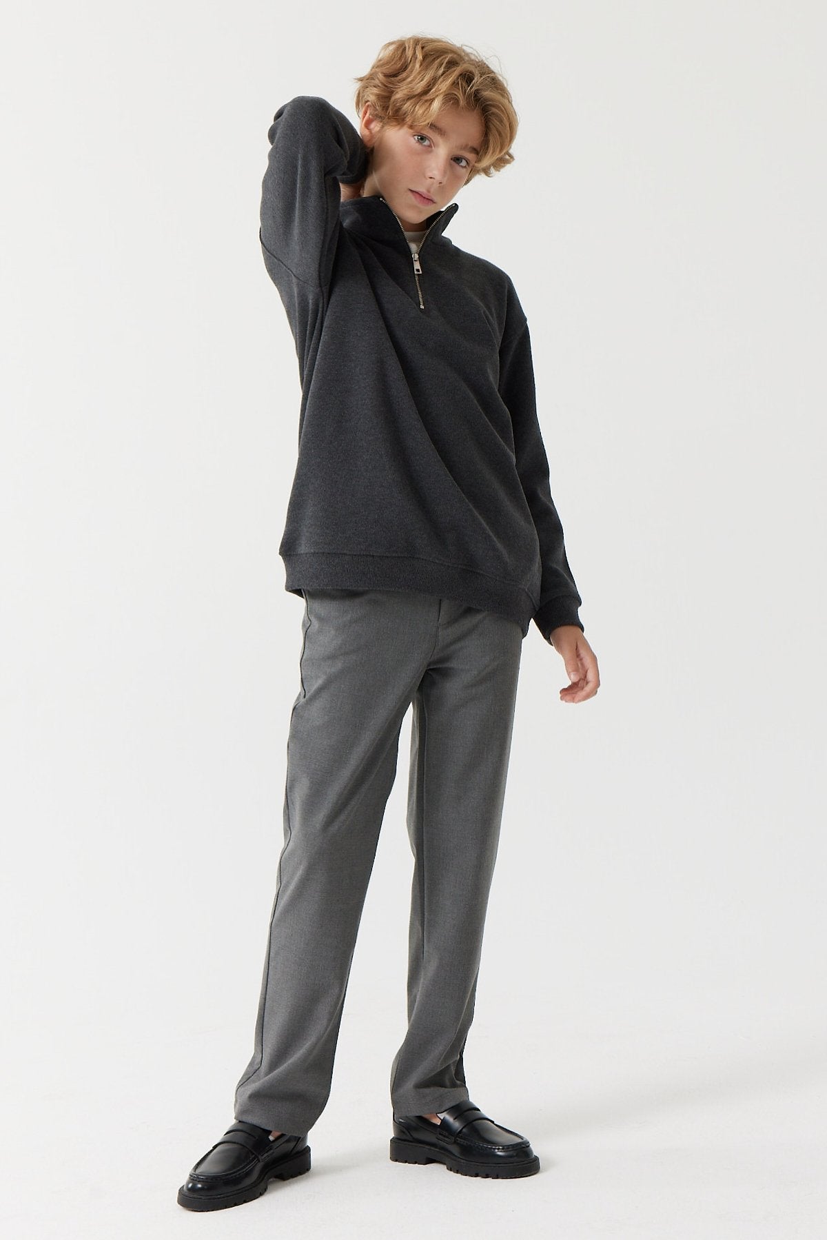 Boy's Elastic Waist Jogger Trousers