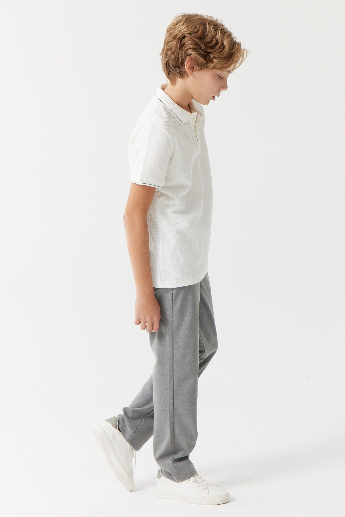 Boy's Elastic Waist Jogger Trousers