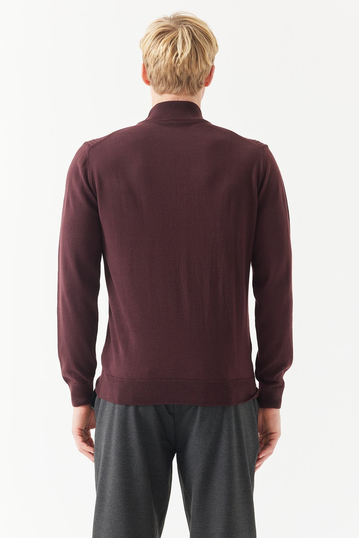 Men's Half Turtleneck Knit Sweater