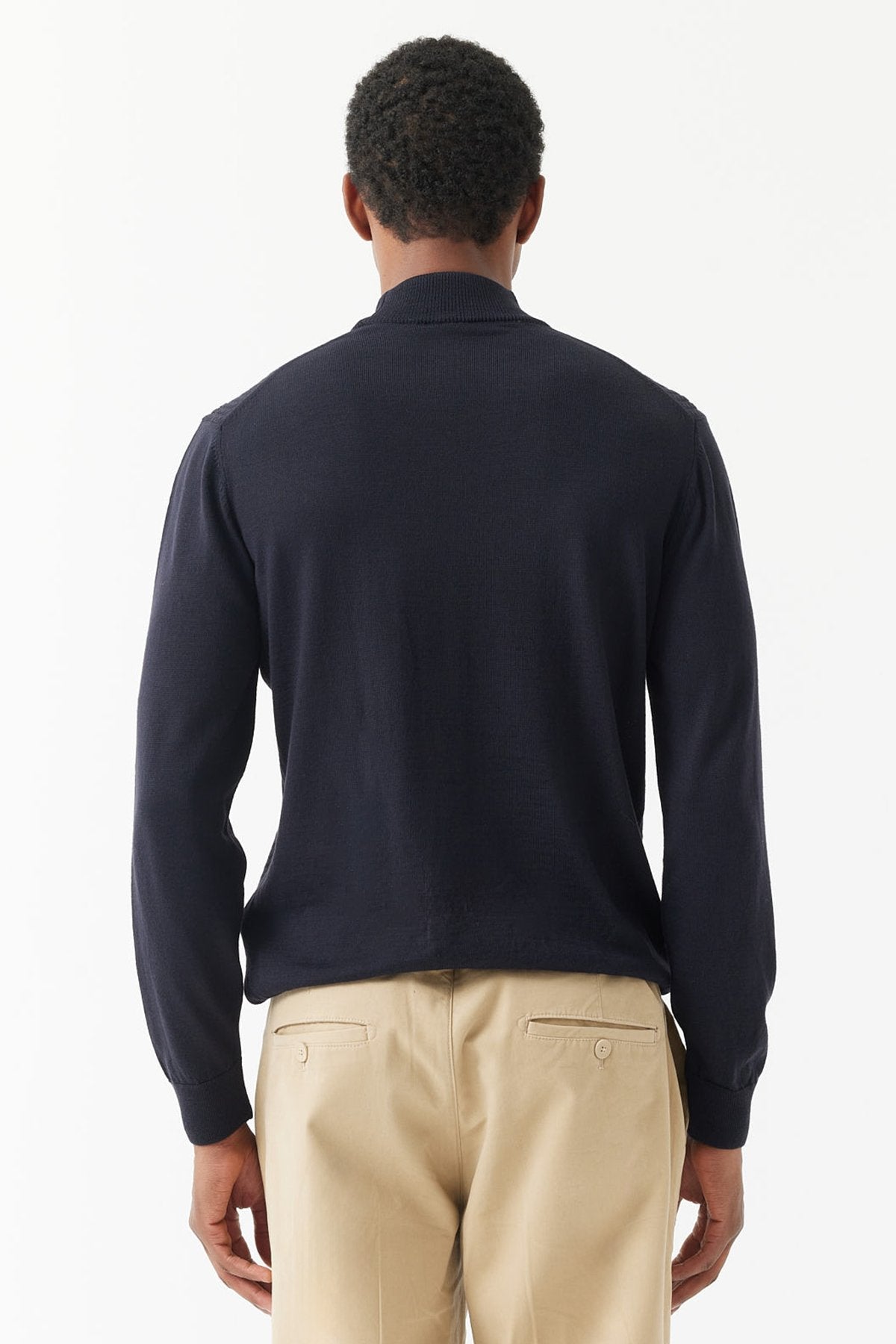 Men's Half Turtleneck Knit Sweater