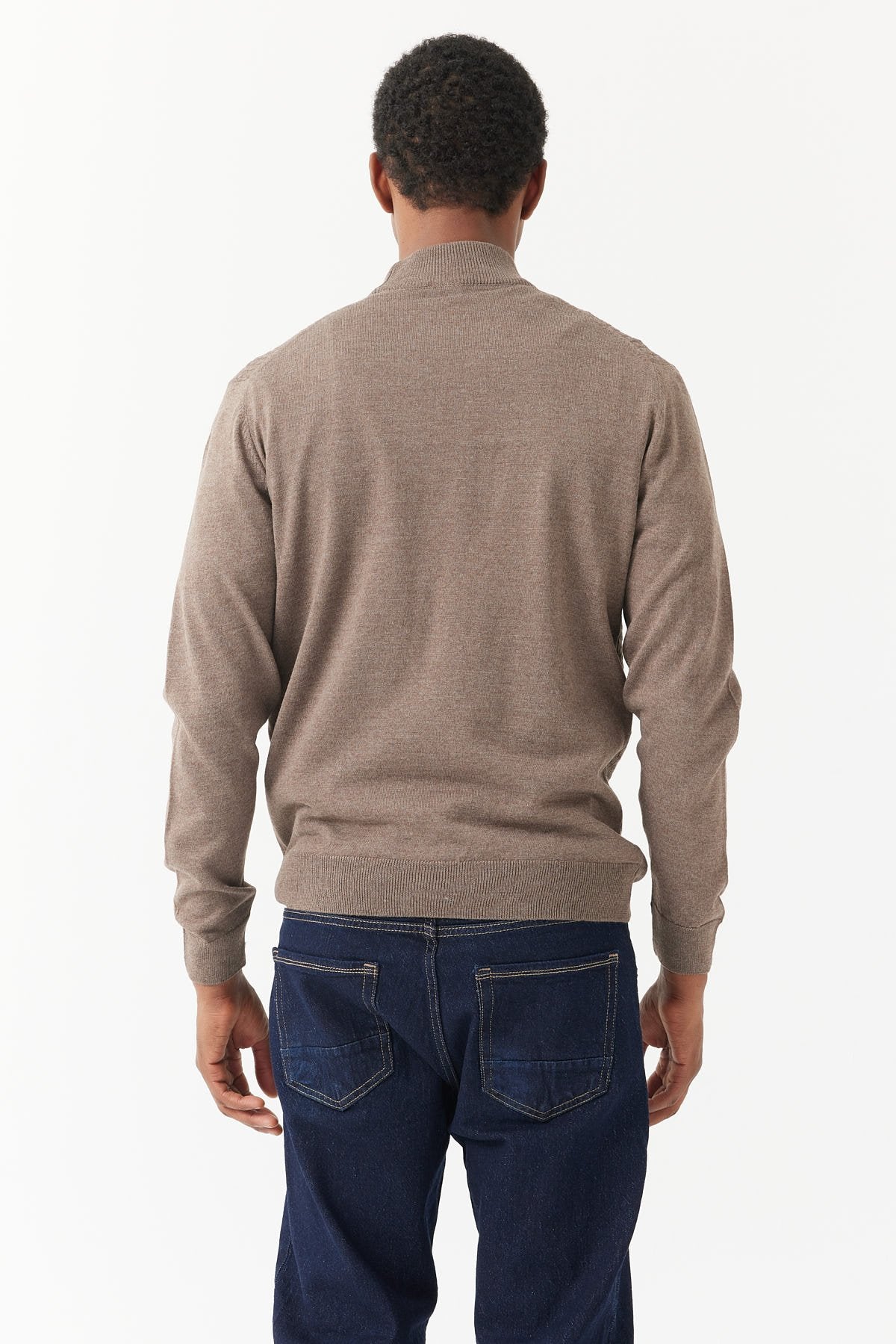 Men's Half Turtleneck Knit Sweater