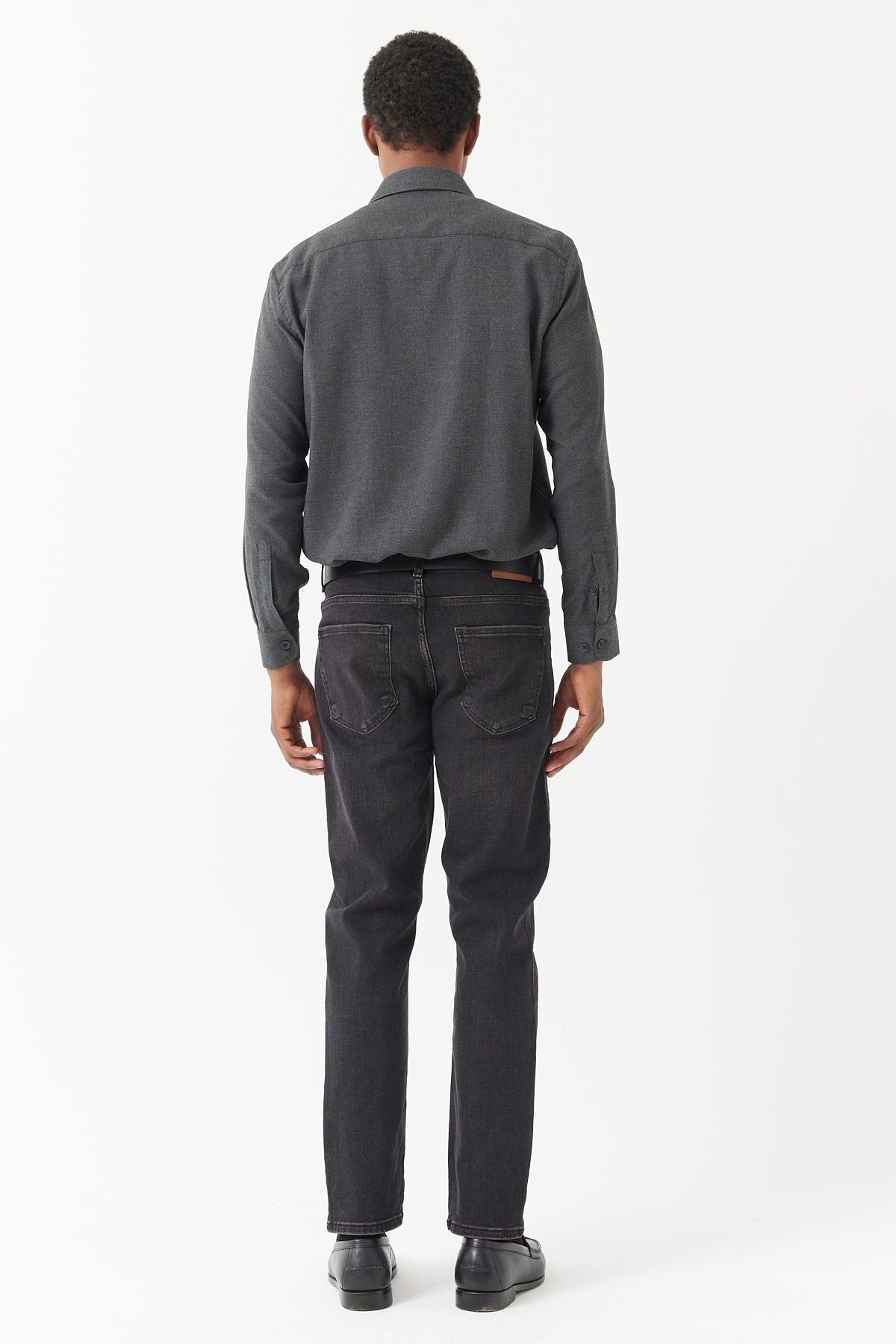 Men's High Waist Slim Fit Jeans