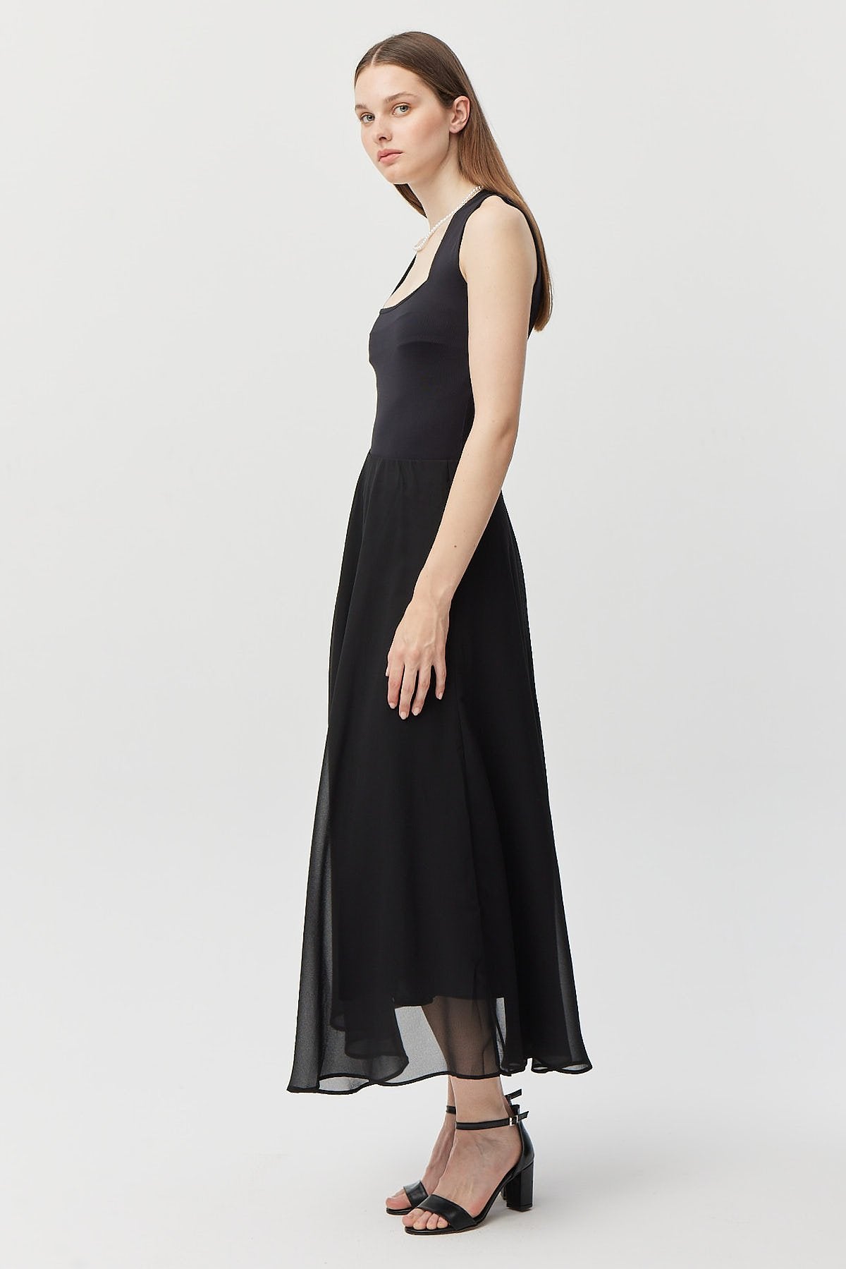 Women's Lined Chiffon Skirt