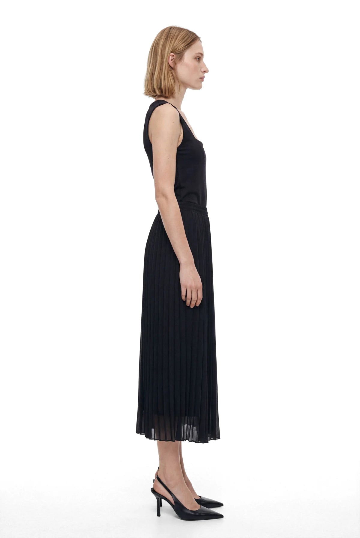 Women's Chiffon Pleated Skirt