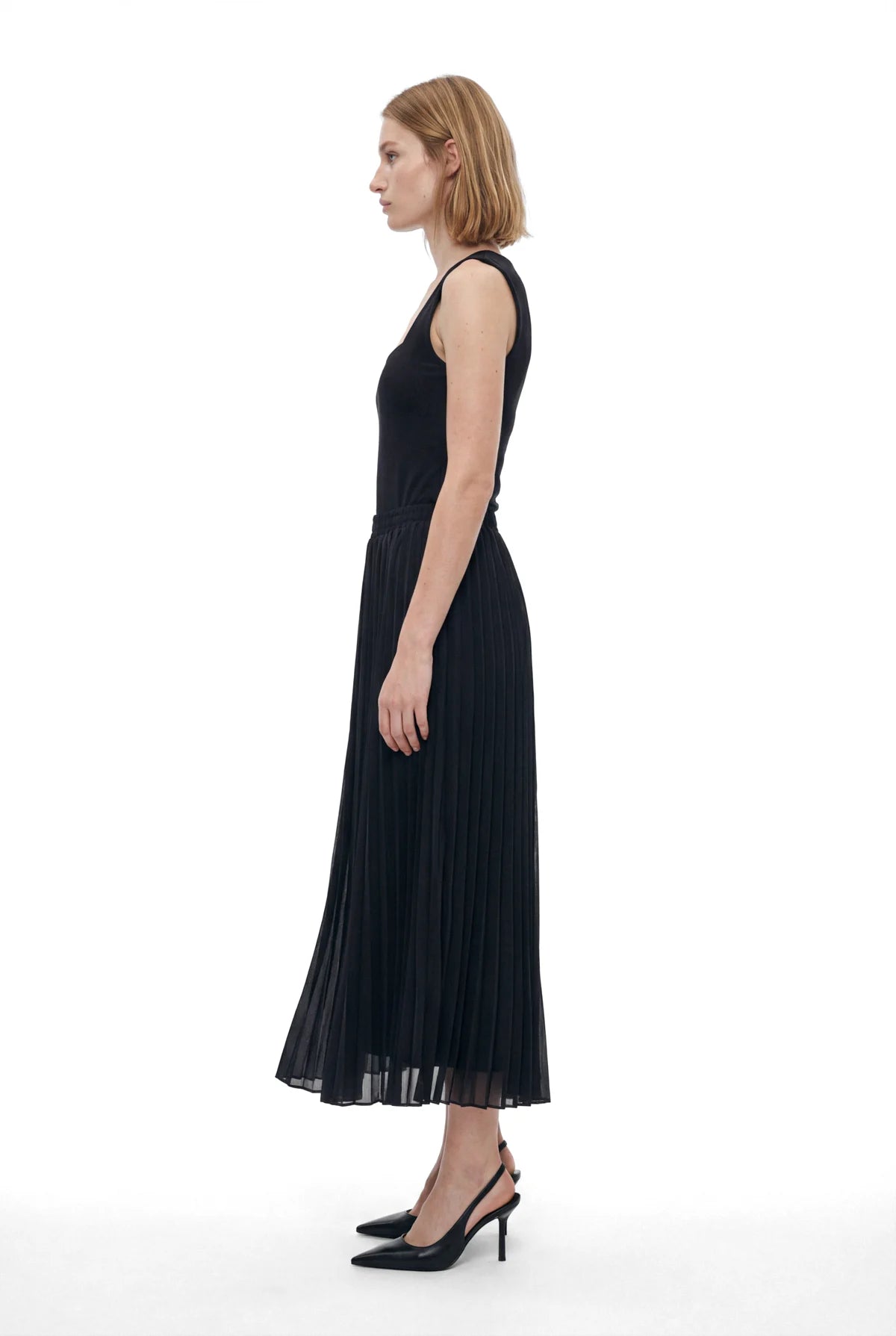 Women's Chiffon Pleated Skirt