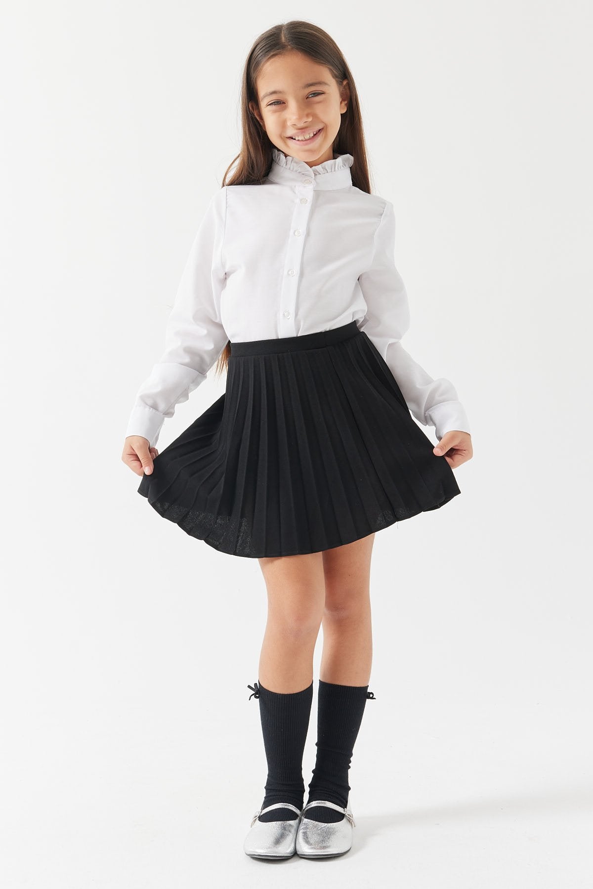 Girl's Pleated Skirt